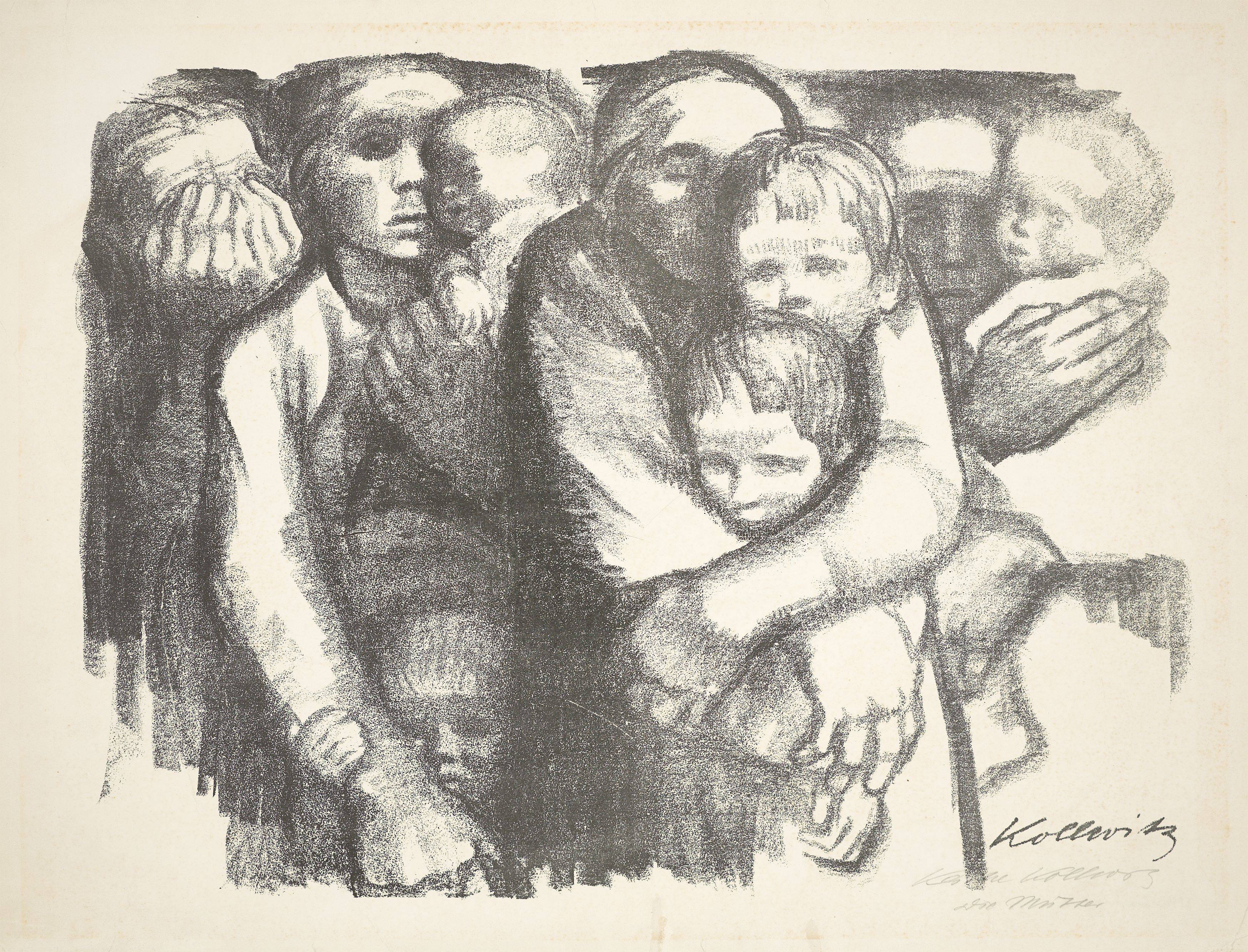 This picture shows the following artwork: Käthe Kollwitz. ”Mütter”. 1919/after 1931.