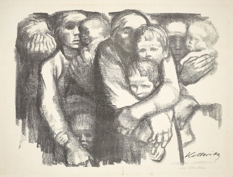 This picture shows the following artwork: Käthe Kollwitz. ”Mütter”. 1919/after 1931.