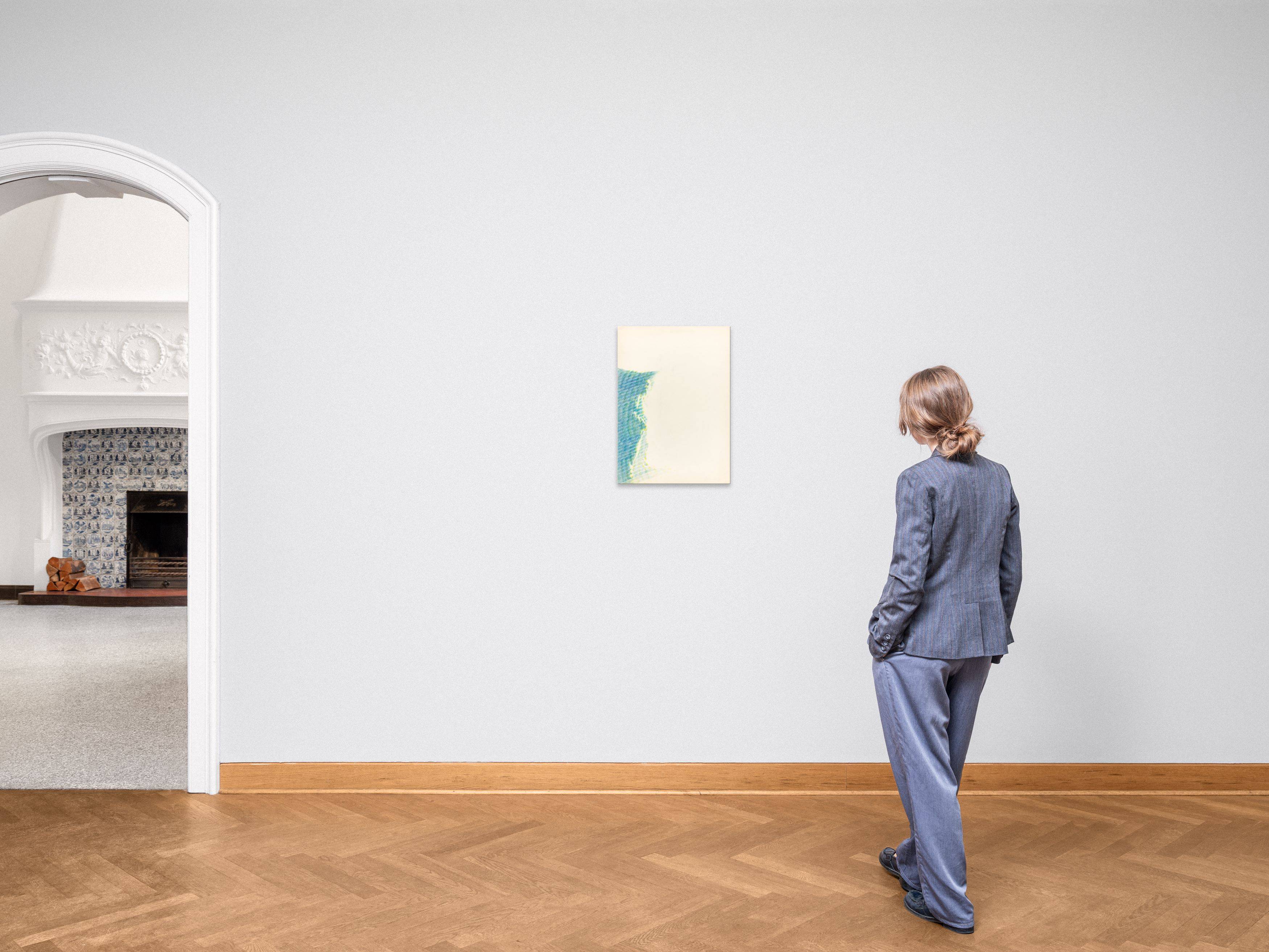 This picture shows the following artwork: Johannes Geccelli. Untitled (walking figure). 1972.