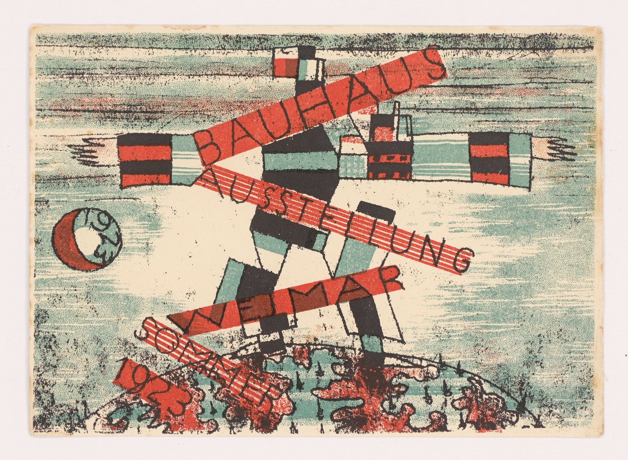 This picture shows the following artwork: Ludwig Hirschfeld-Mack. ”Bauhaus Ausstellung Weimar Sommer 1923”. 1923.