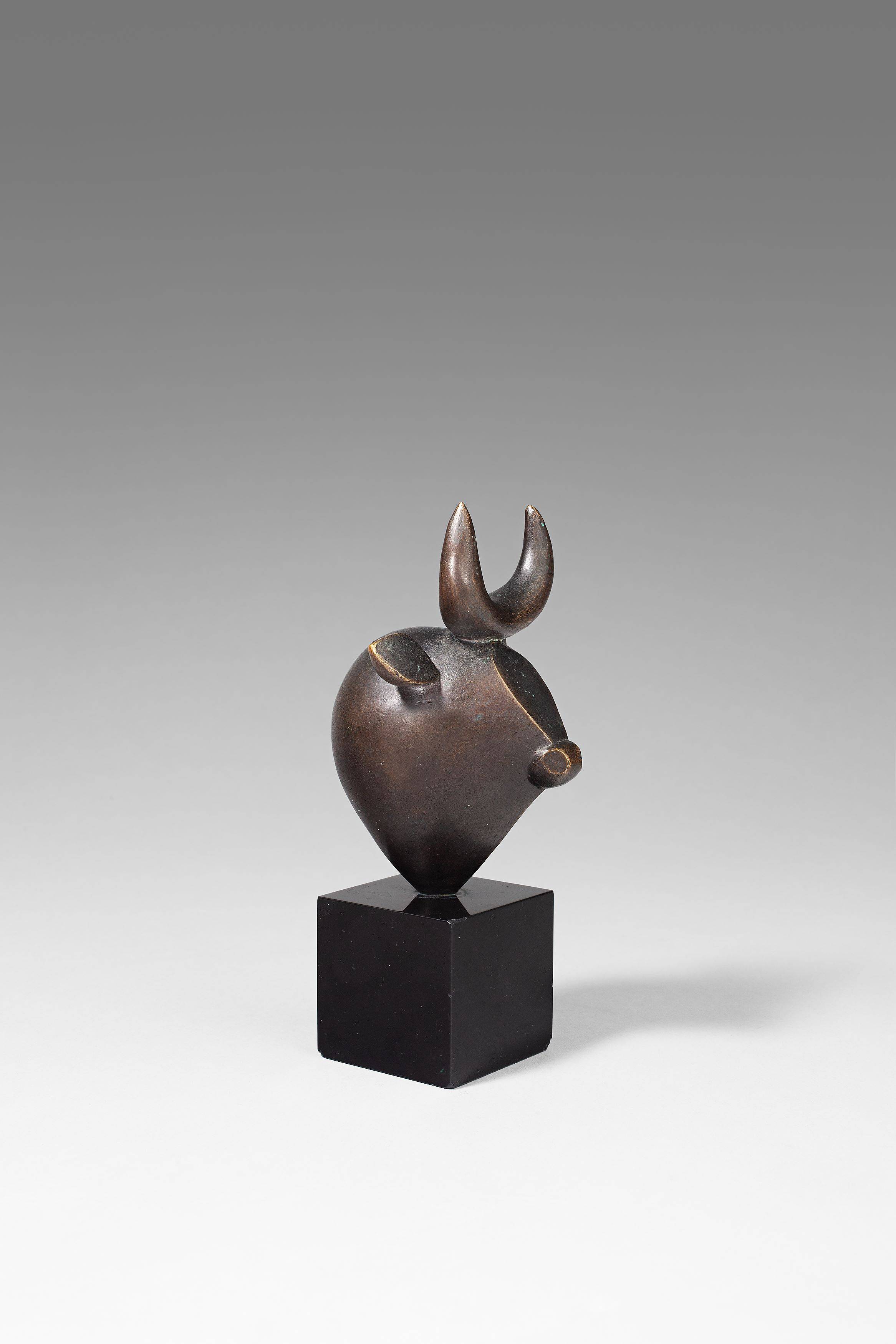 This picture shows the following artwork: Baltasar Lobo. ”Tête de taureau (Cabeza de toro)”. 1967/68.