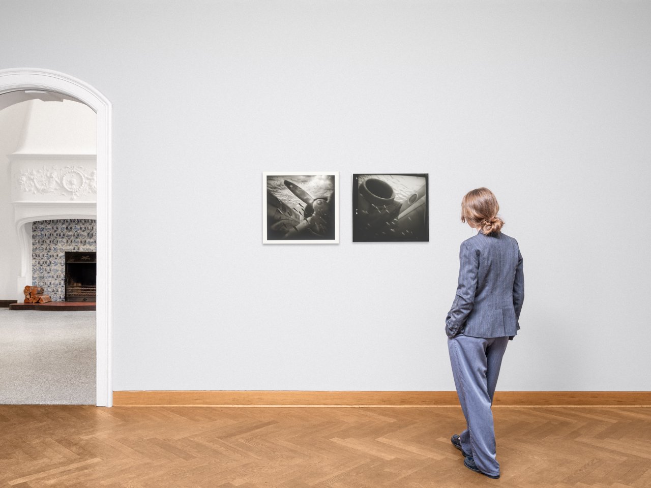 Auf diesem Bild ist das folgende Kunstwerk zu sehen: Gregor Törzs. Ciel Lourd # 8 / Ciel Lourd # 12. Je 2009.
