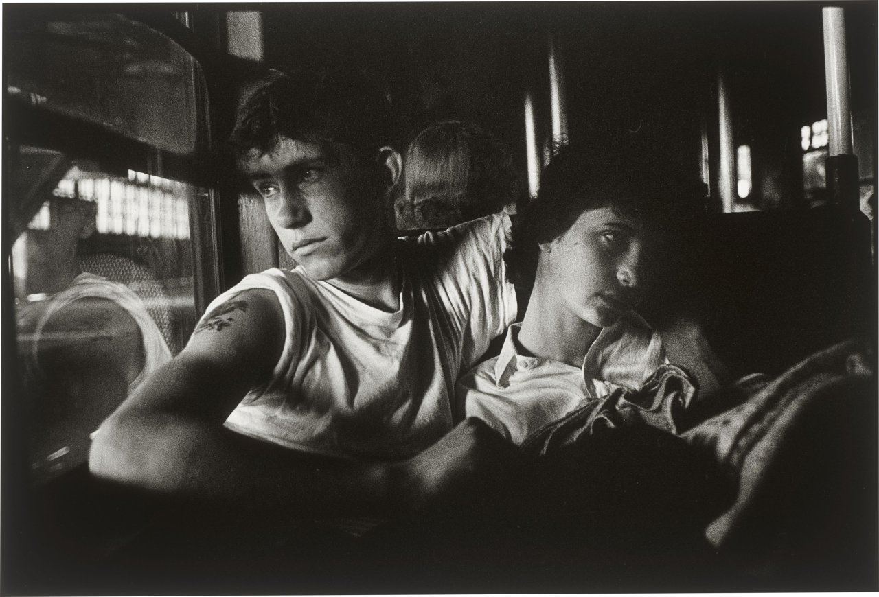 This picture shows the following artwork: Bruce Davidson. New York City. From the series: ”Brooklyn Gang”. 1959.