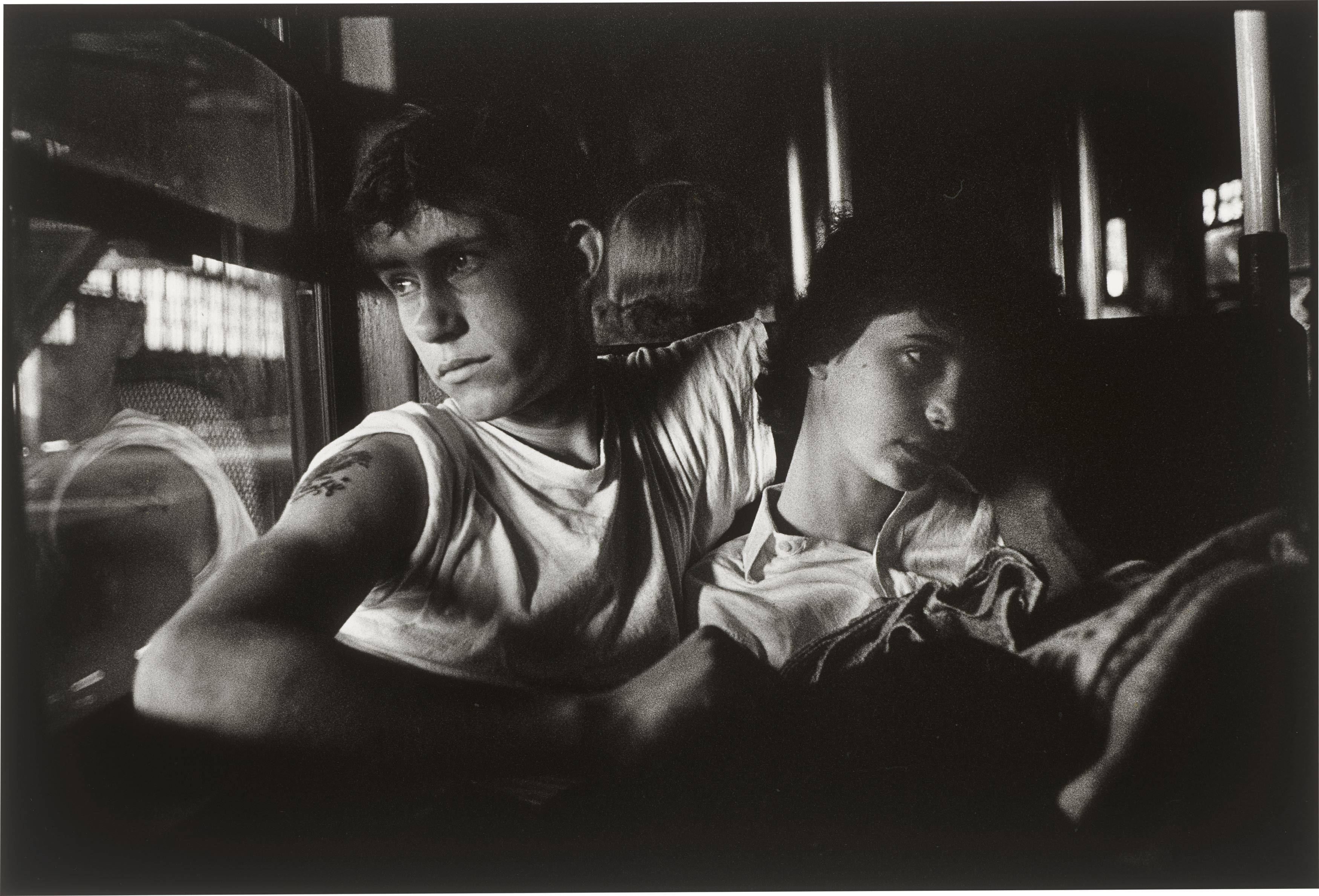 This picture shows the following artwork: Bruce Davidson. New York City. From the series: ”Brooklyn Gang”. 1959.