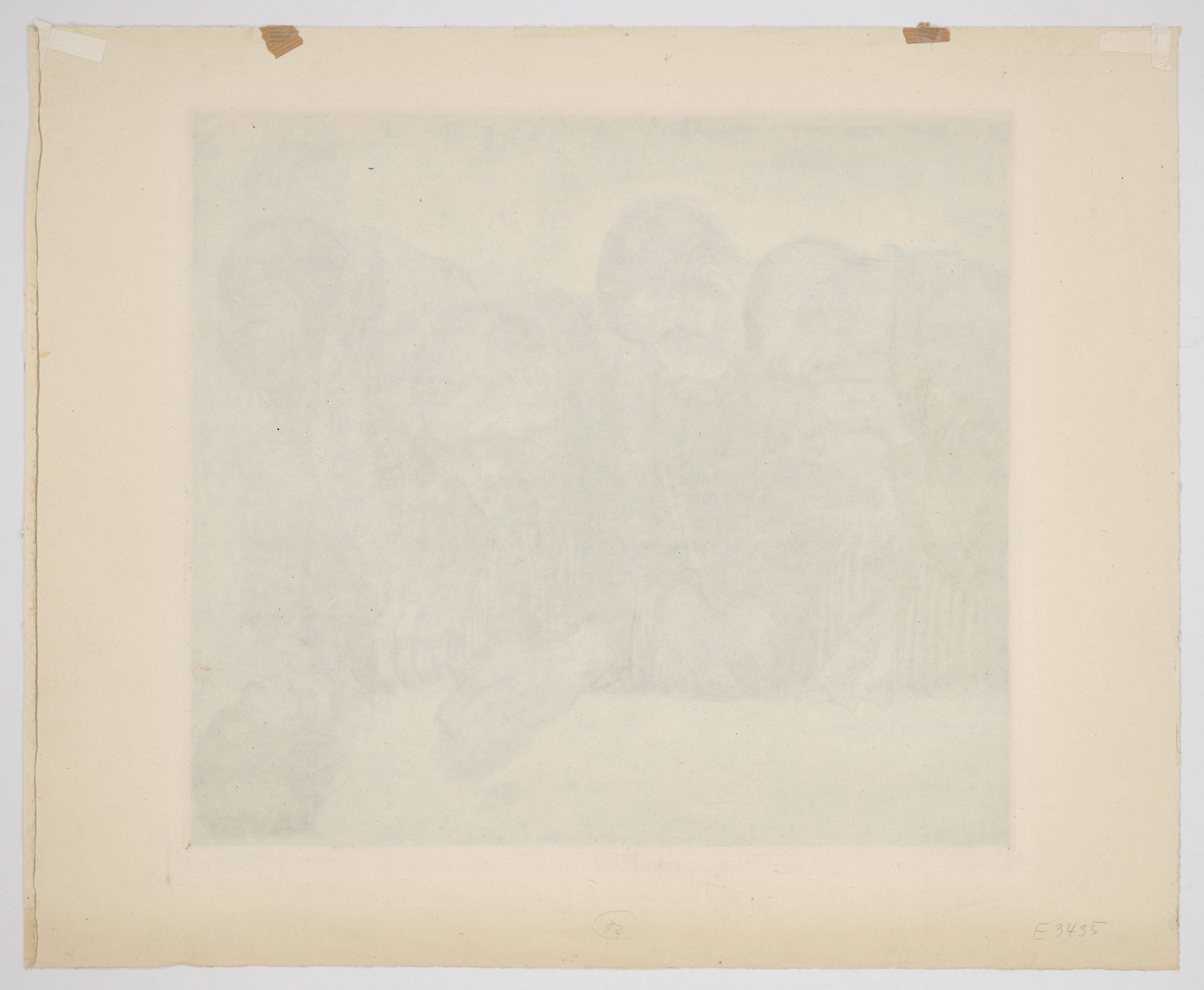 This picture shows the following artwork: Käthe Kollwitz. ”Die vier Trauernden” (”Gedenkblatt für Karl Liebknecht”). 1919.