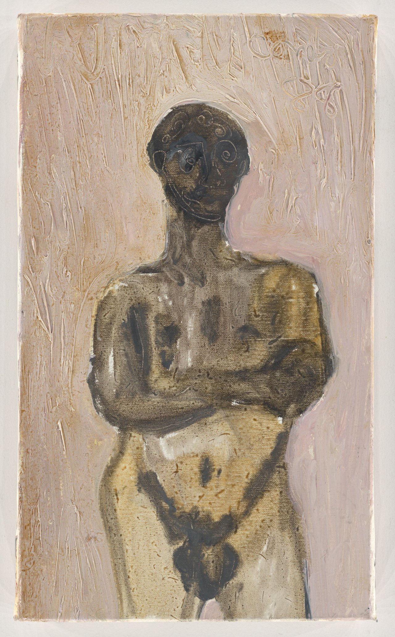 This picture shows the following artwork: George Condo. Untitled. 1988.