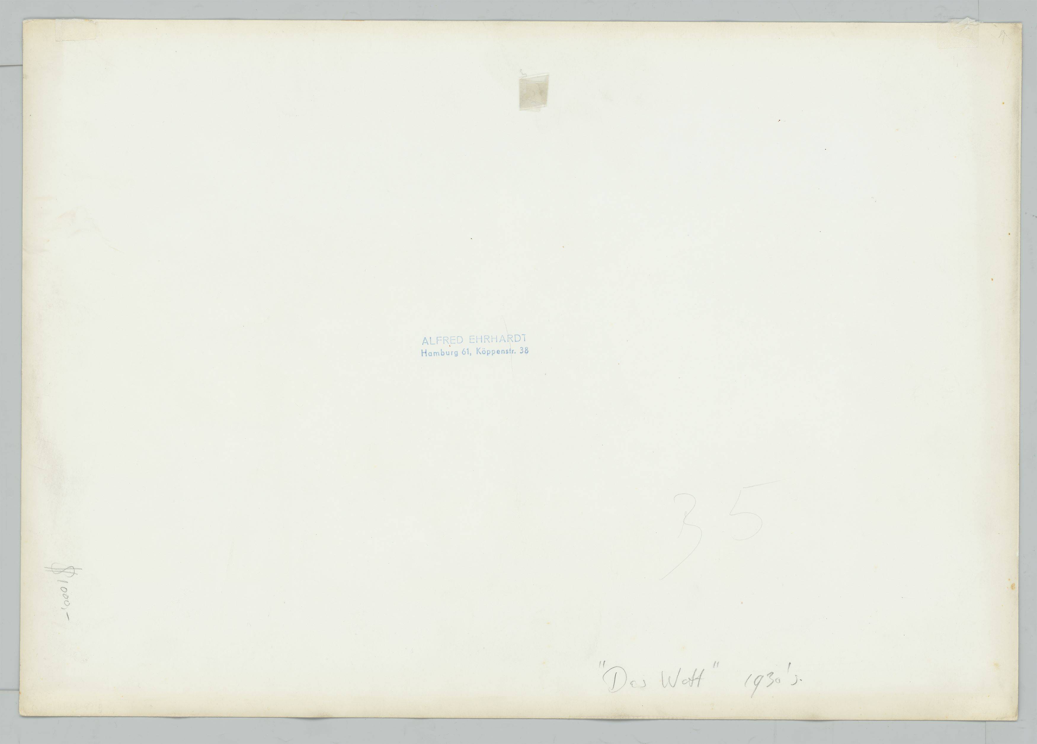 This picture shows the following artwork: Alfred Ehrhardt. From the series ”Kurische Nehrung”. 1934.