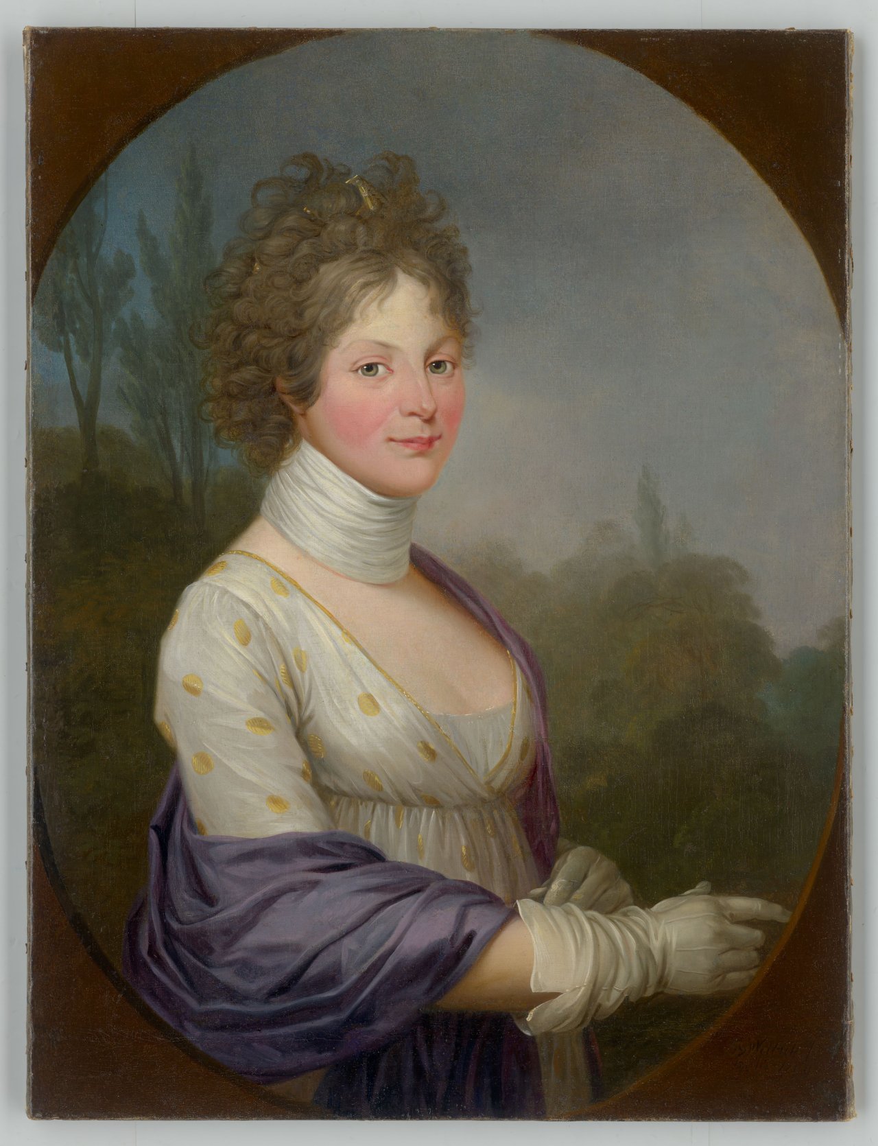 Auf diesem Bild ist das folgende Kunstwerk zu sehen: Friedrich Georg Weitsch. Porträt der Königin Luise von Preußen. 1799.
