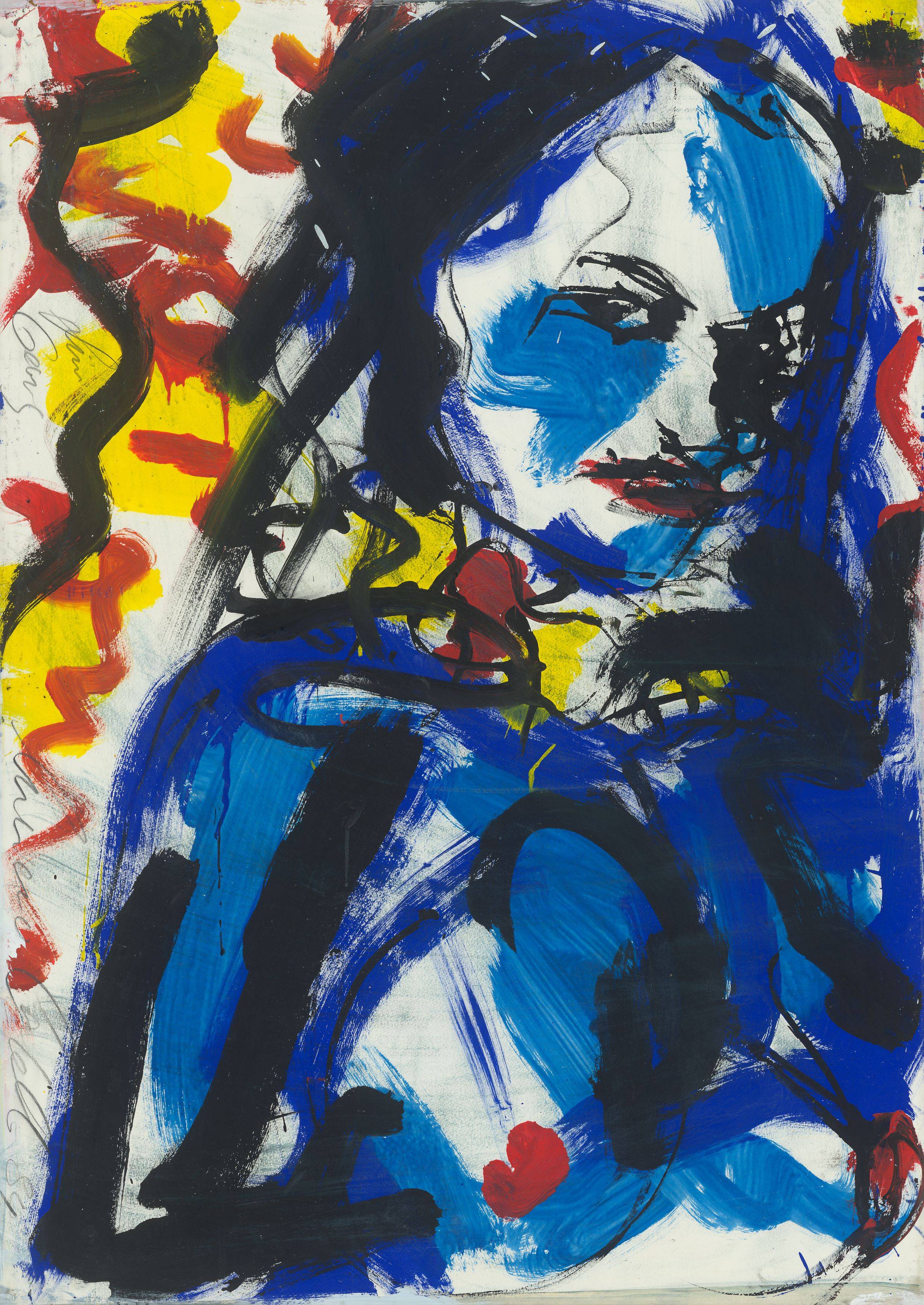 This picture shows the following artwork: Luciano Castelli. Untitled. 1984.