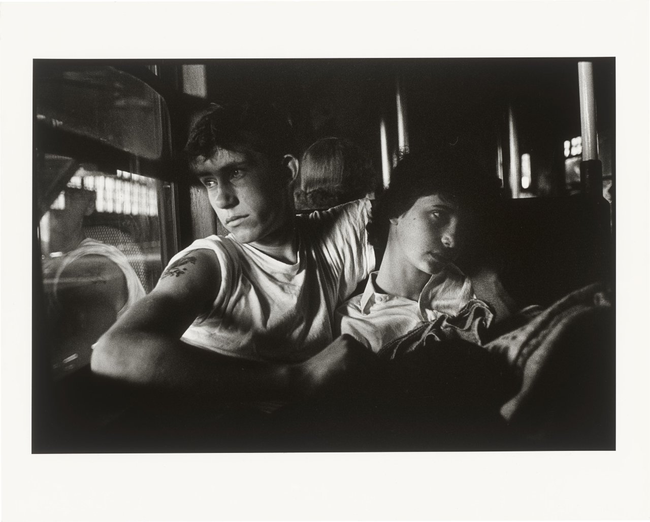This picture shows the following artwork: Bruce Davidson. New York City. From the series: ”Brooklyn Gang”. 1959.