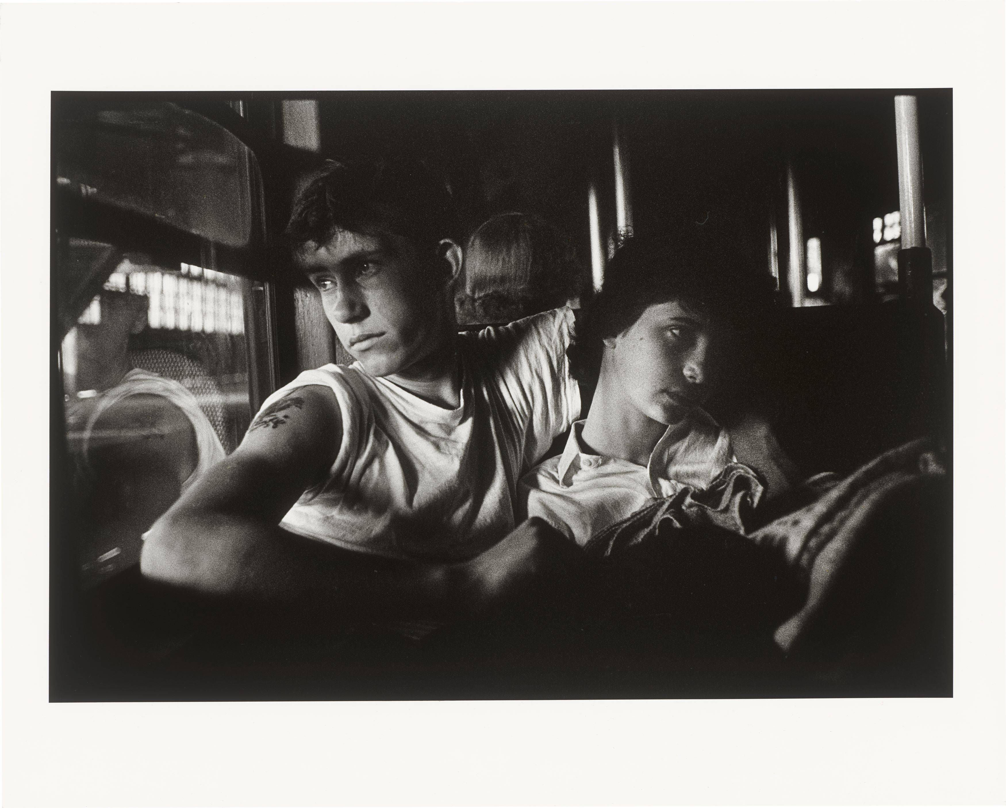 This picture shows the following artwork: Bruce Davidson. New York City. From the series: ”Brooklyn Gang”. 1959.