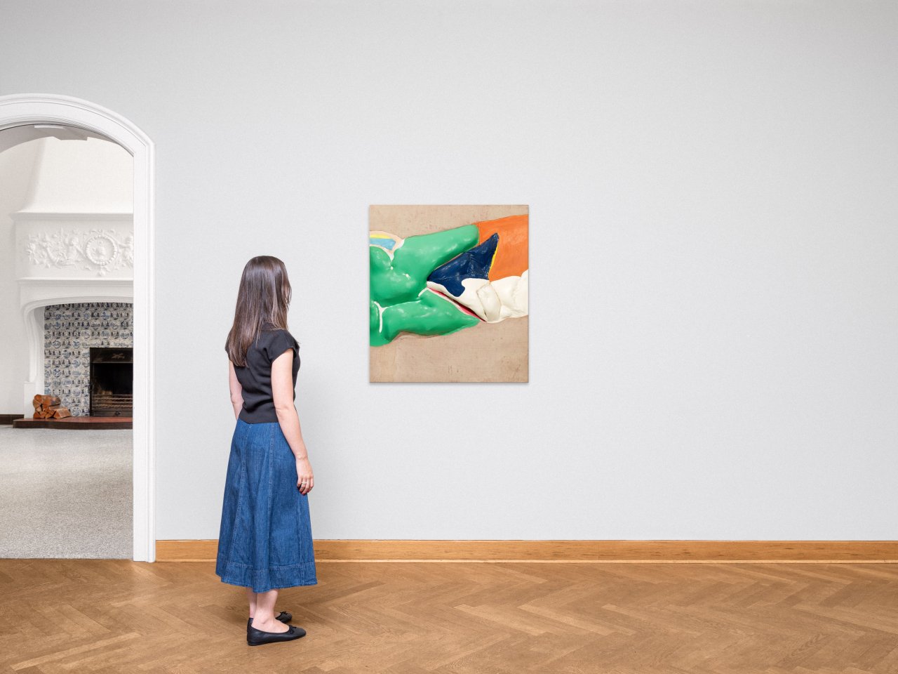 This picture shows the following artwork: Heimrad Prem. Polsterbild. 1967.