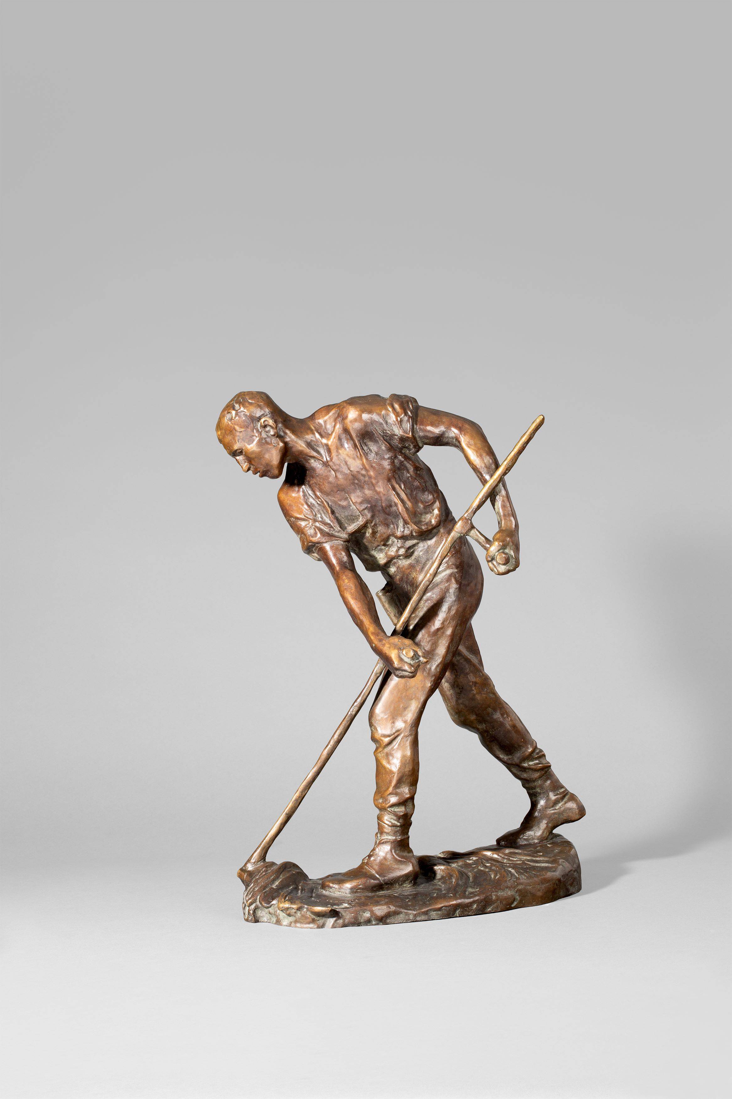 This picture shows the following artwork: Constantin Meunier. Le Faucheur. 1892.