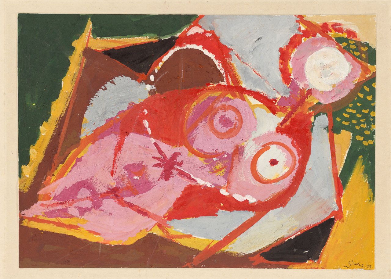 This picture shows the following artwork: Otto Greis. Nude. 1949.