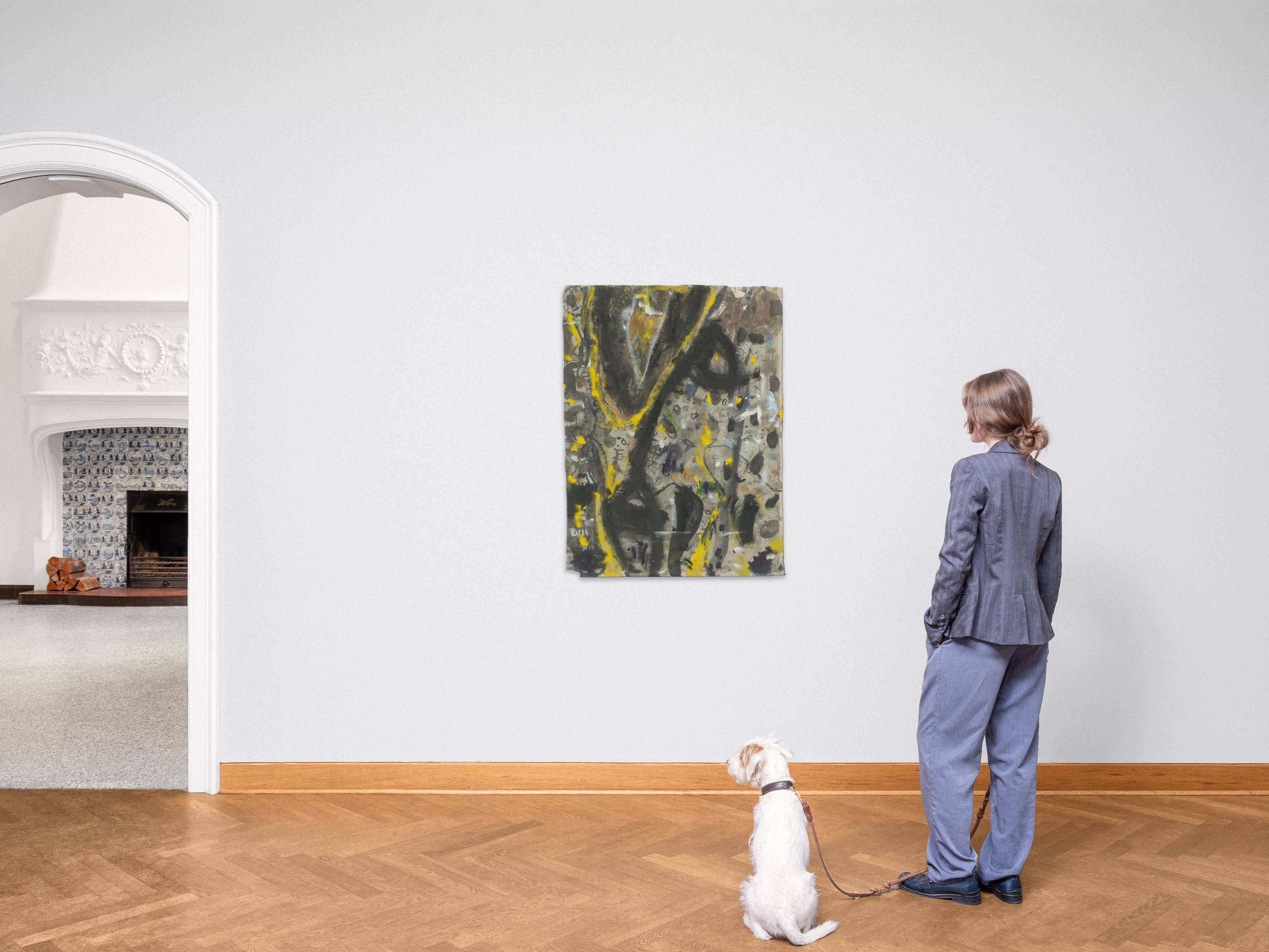 This picture shows the following artwork: Gunter Damisch. Untitled. 1988.