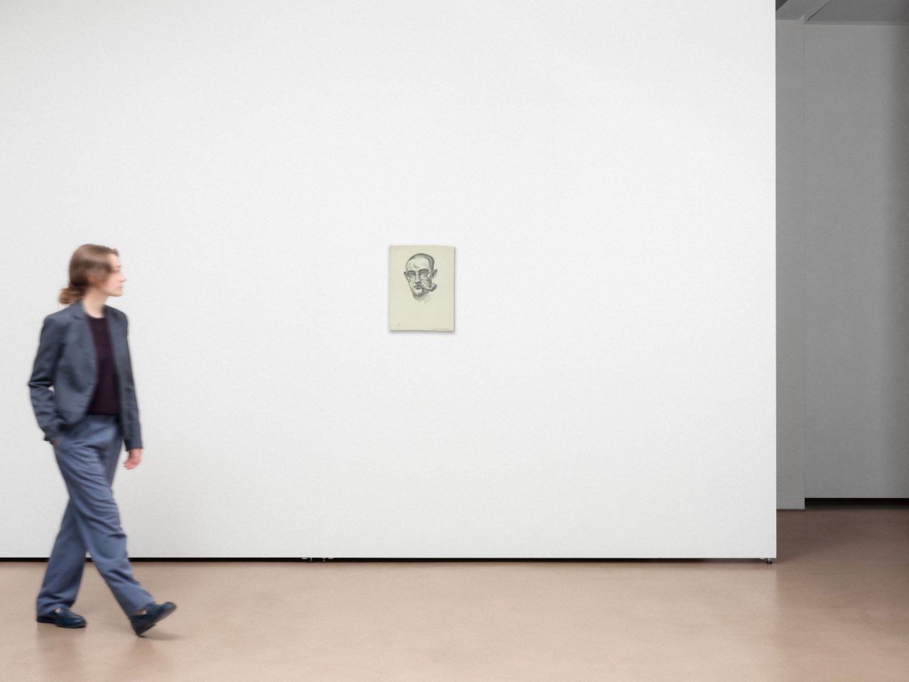 This picture shows the following artwork: Raoul Hausmann. ”Bildnis Conrad Felixmüller”. 1920.