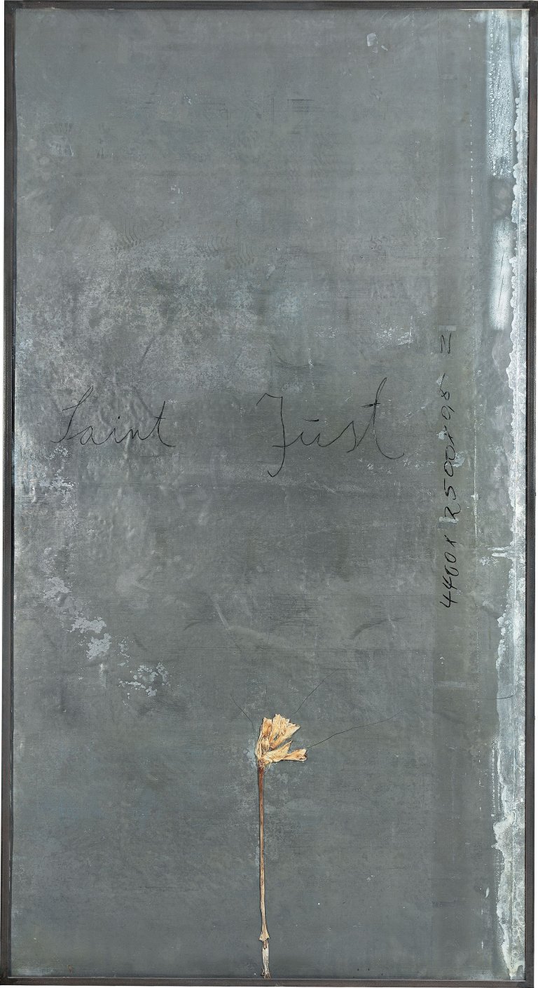 Auf diesem Bild ist das folgende Kunstwerk zu sehen: Anselm Kiefer. „Saint Just“. 1989.