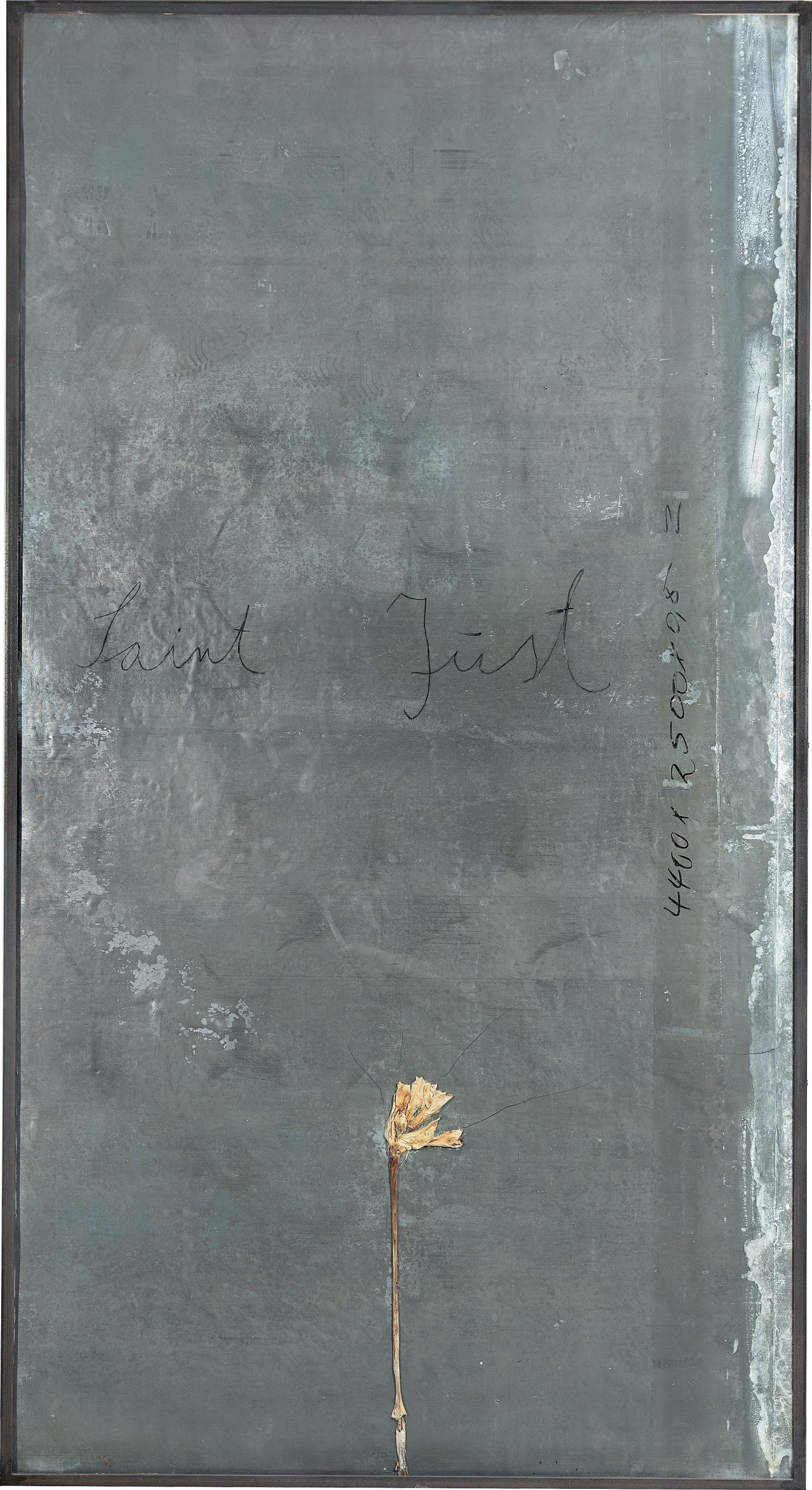 Auf diesem Bild ist das folgende Kunstwerk zu sehen: Anselm Kiefer. „Saint Just“. 1989.