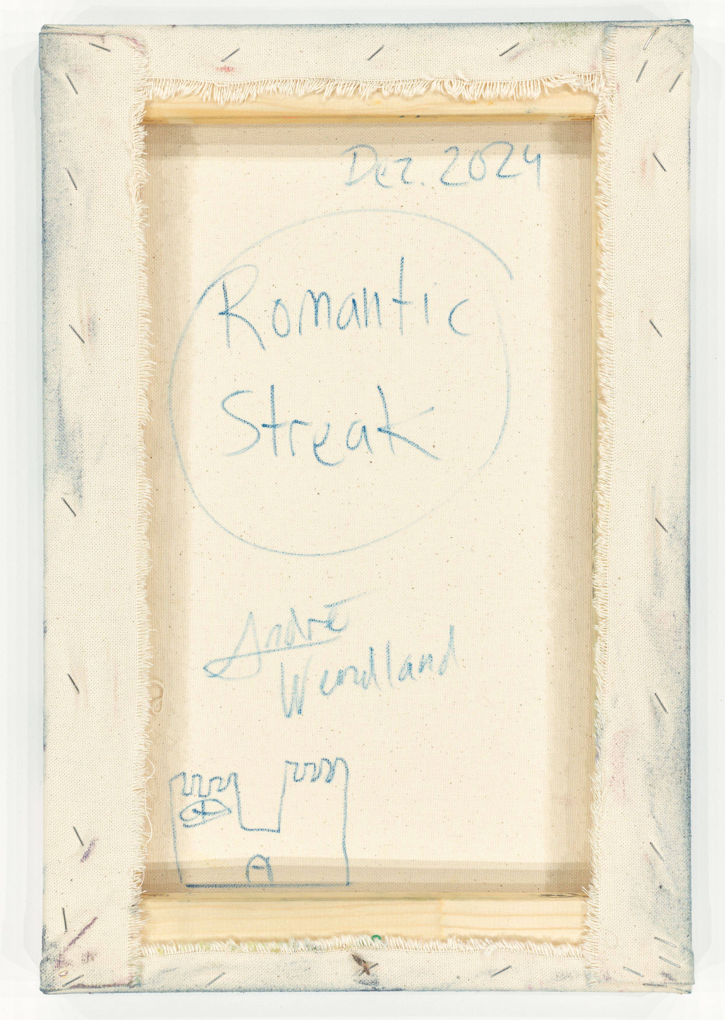 Auf diesem Bild ist das folgende Kunstwerk zu sehen: André Wendland. „Romantic Streak“. 2024.