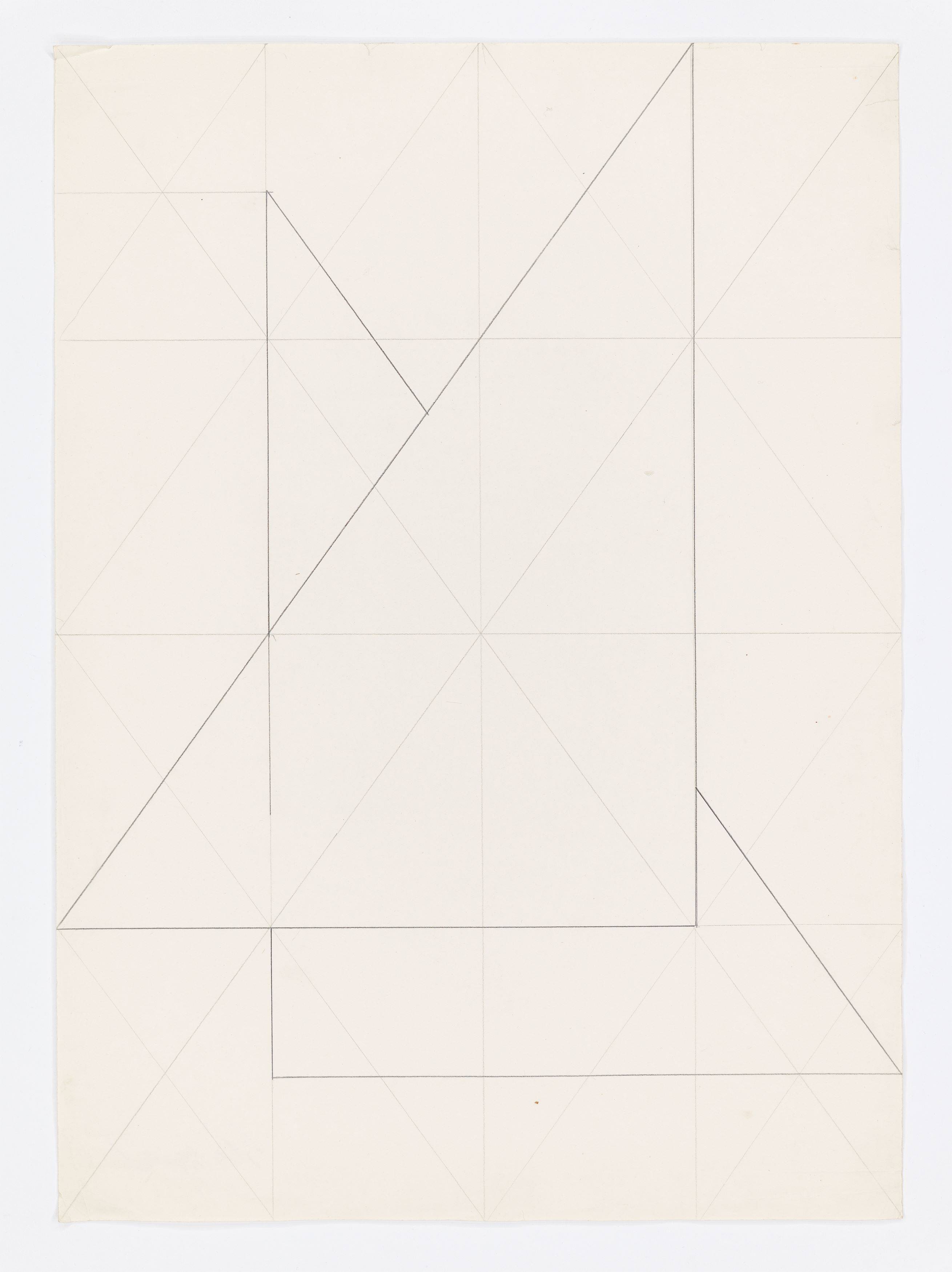 This picture shows the following artwork: Hermann Glöckner. Untitled. 1981.