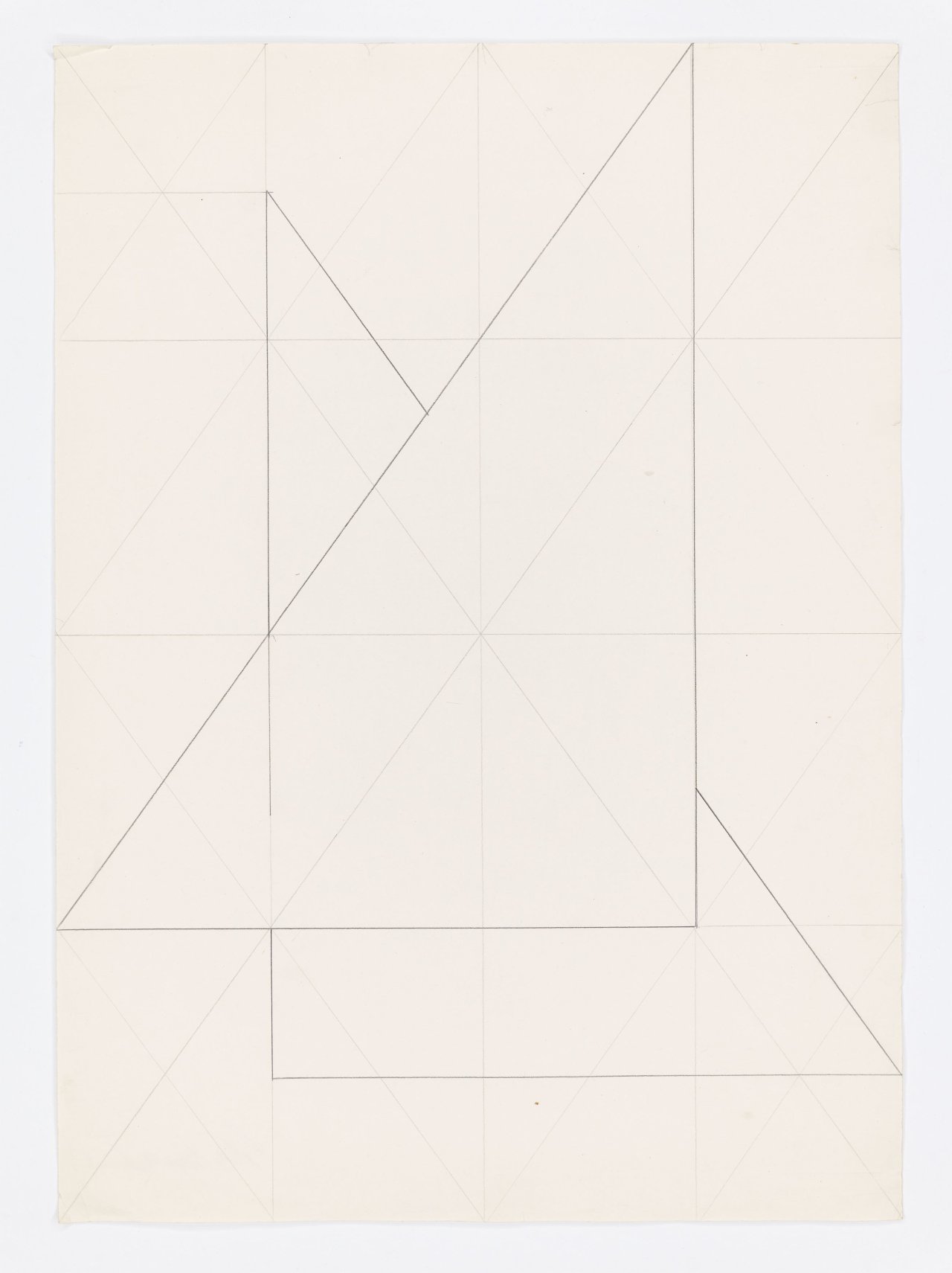This picture shows the following artwork: Hermann Glöckner. Untitled. 1981.