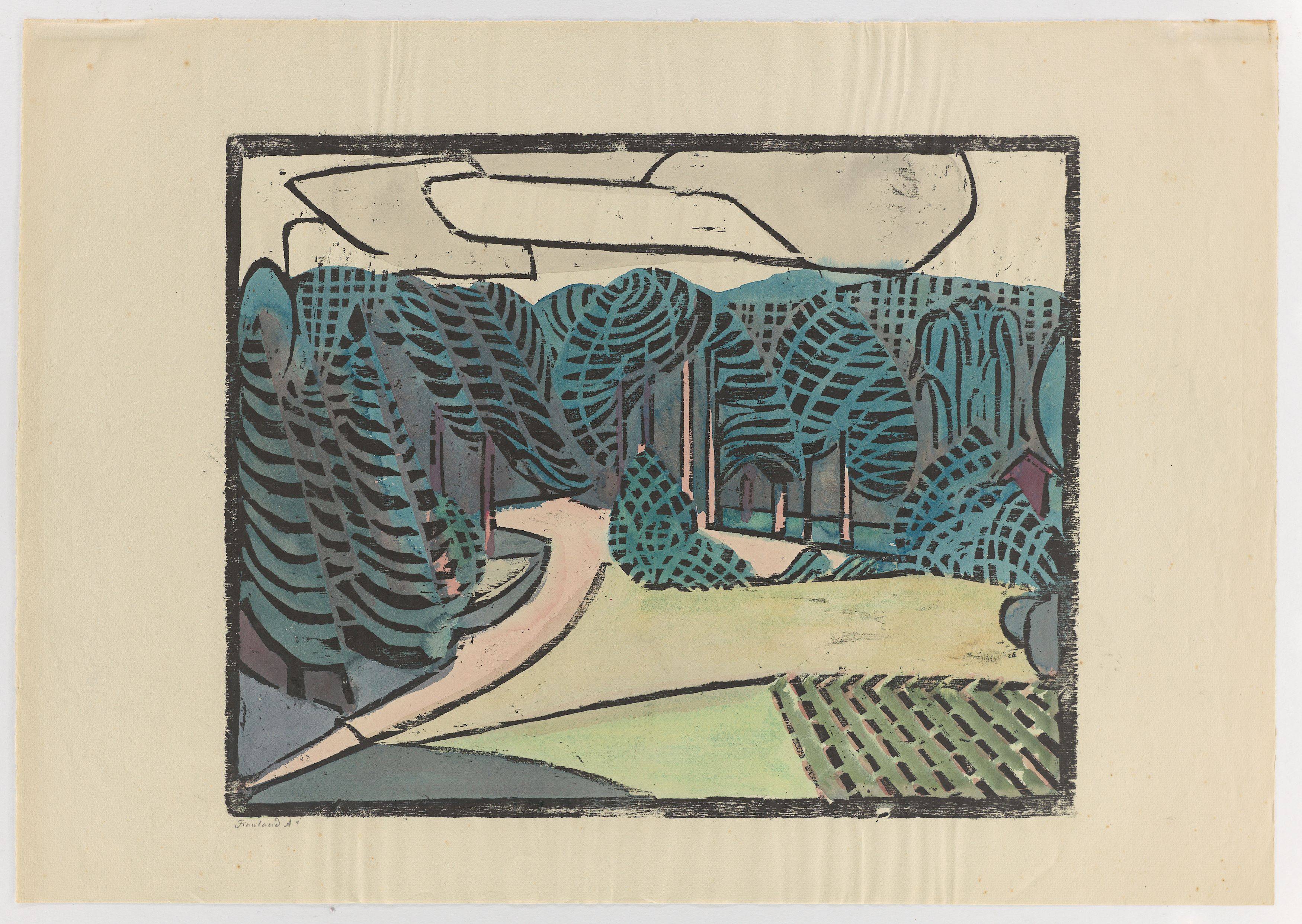 This picture shows the following artwork: Ewald Mataré. ”Finnland A1”. 1930.