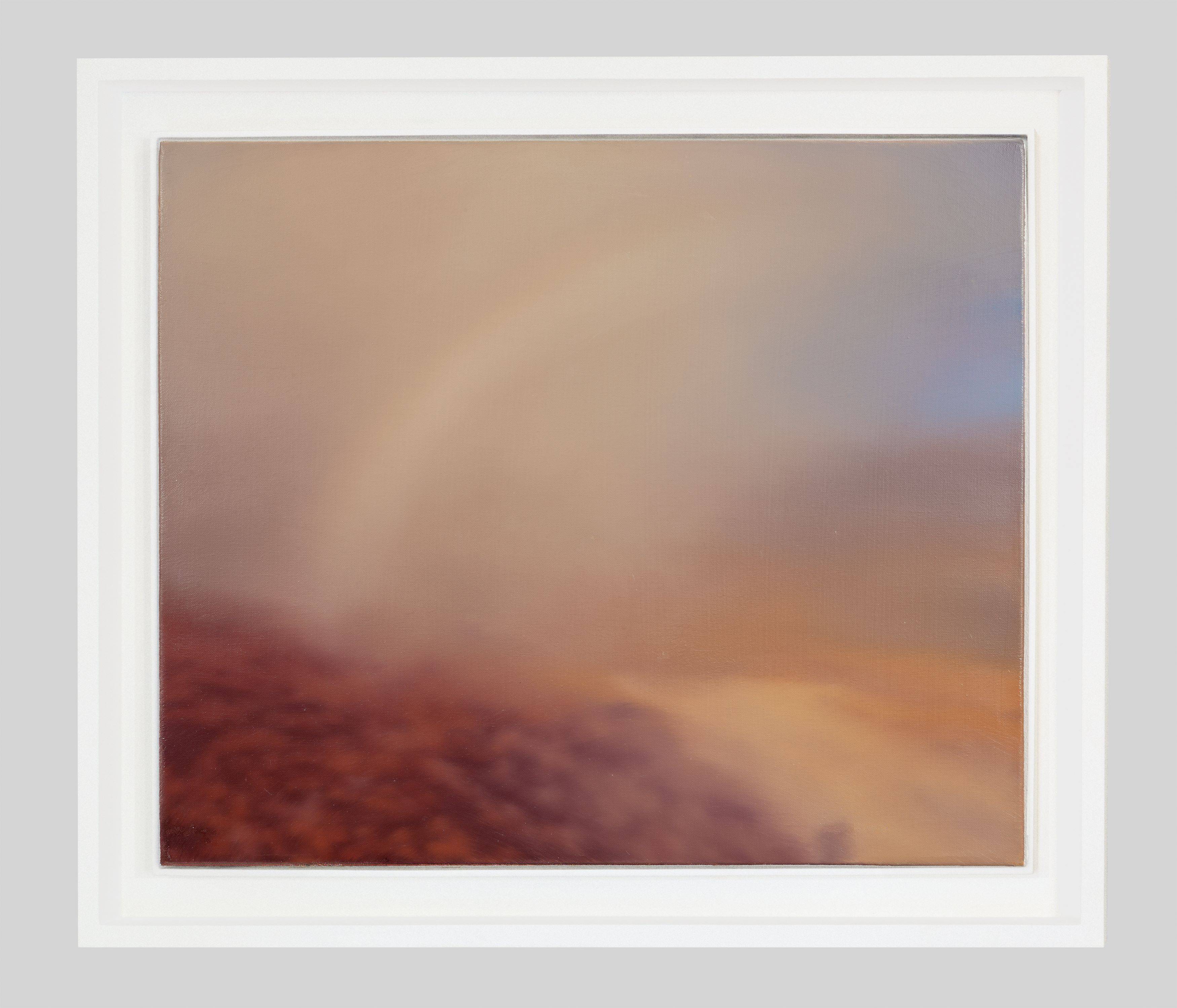 Auf diesem Bild ist das folgende Kunstwerk zu sehen: Gerhard Richter. „Kleine Teyde-Landschaft“. 1971.
