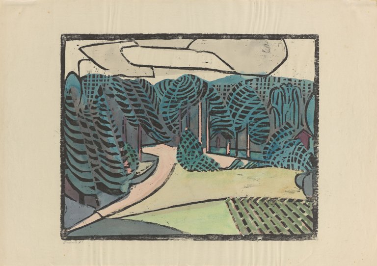 This picture shows the following artwork: Ewald Mataré. ”Finnland A1”. 1930.
