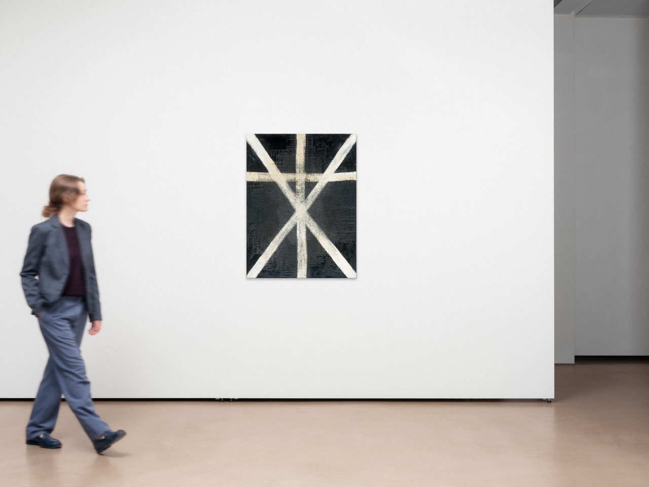 This picture shows the following artwork: Charline von Heyl. Untitled. 1992.