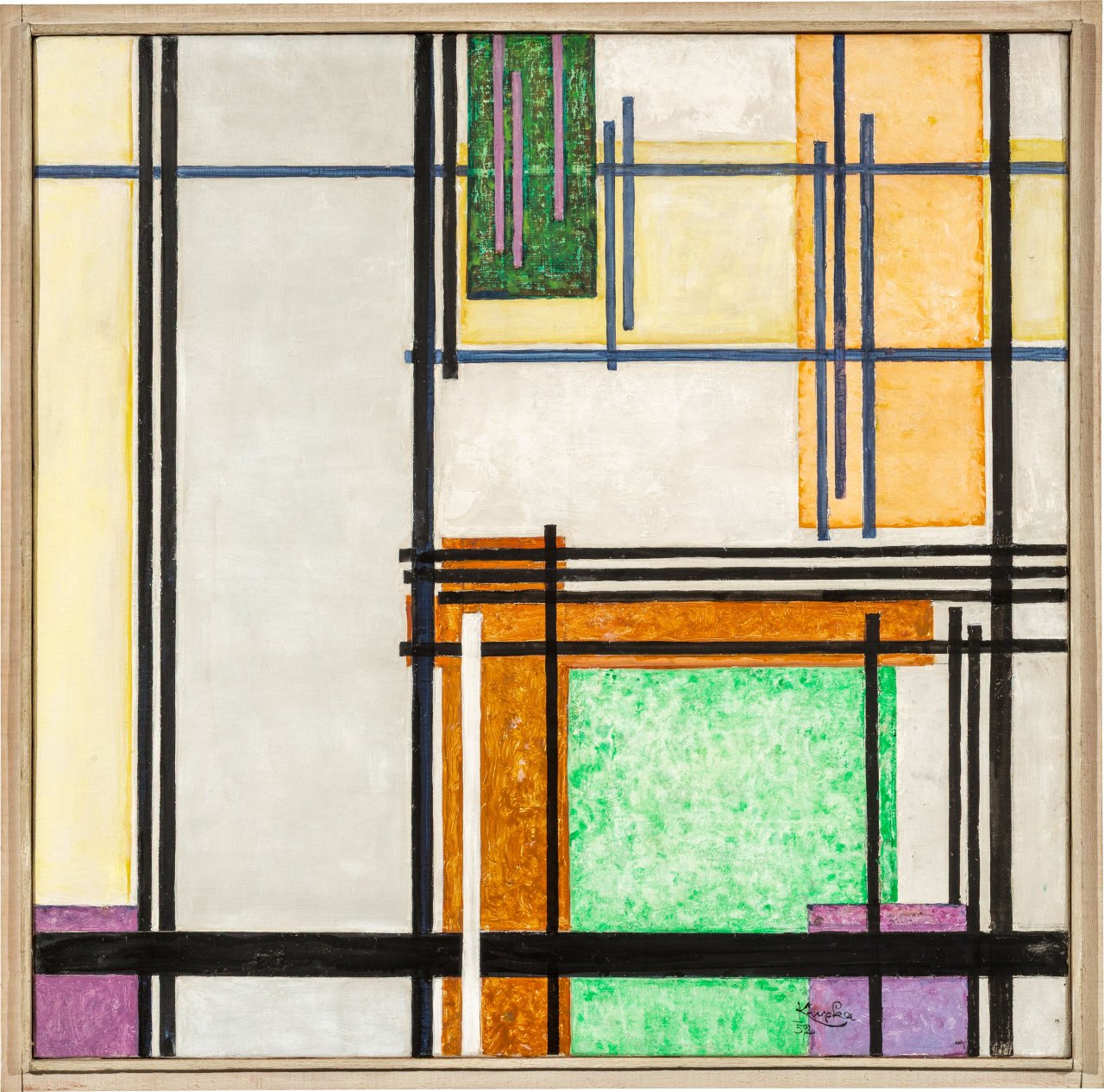 Auf diesem Bild ist das folgende Kunstwerk zu sehen: František Kupka. „Vibrantes“ („Vibrující“). 1952.