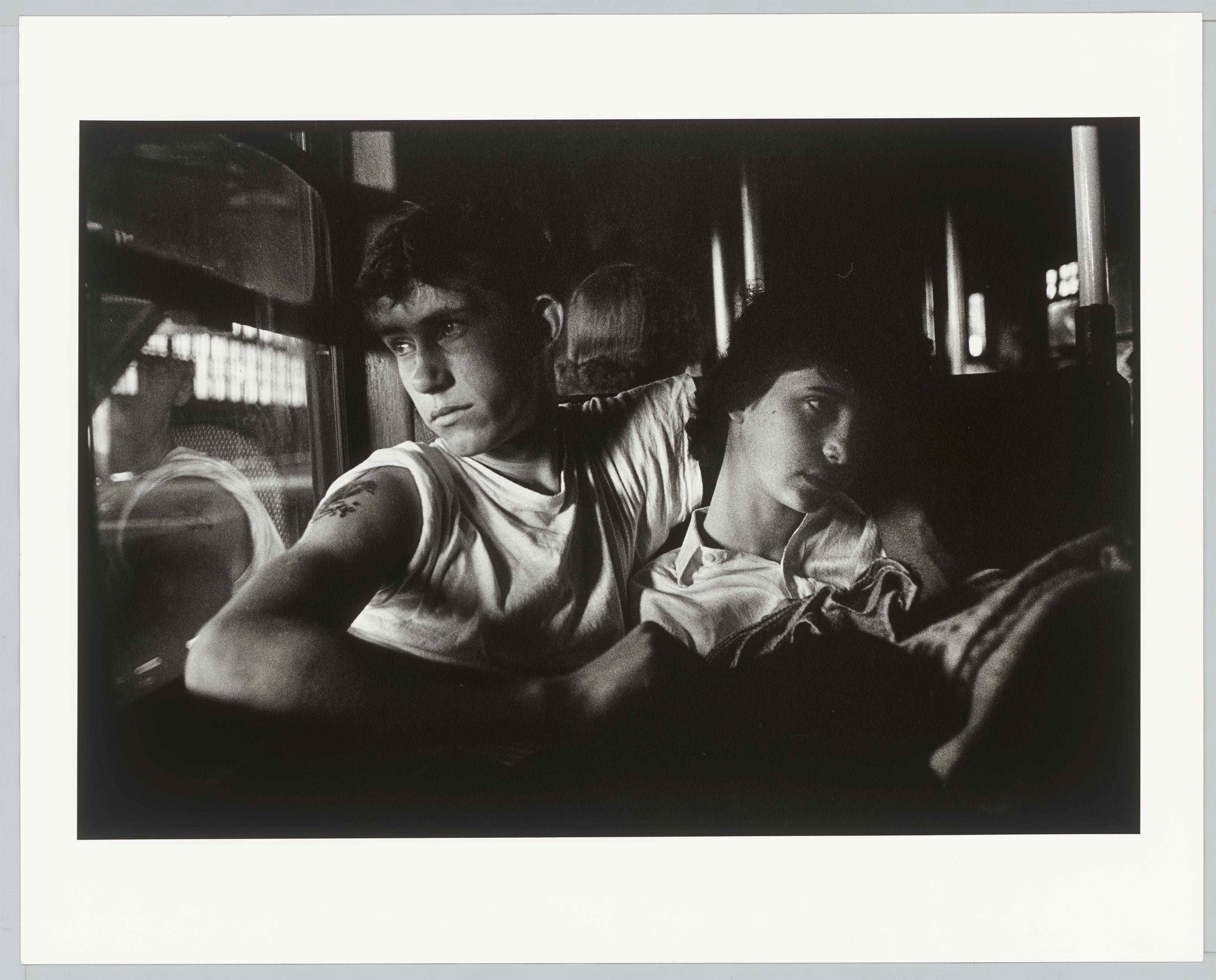 This picture shows the following artwork: Bruce Davidson. New York City. From the series: ”Brooklyn Gang”. 1959.