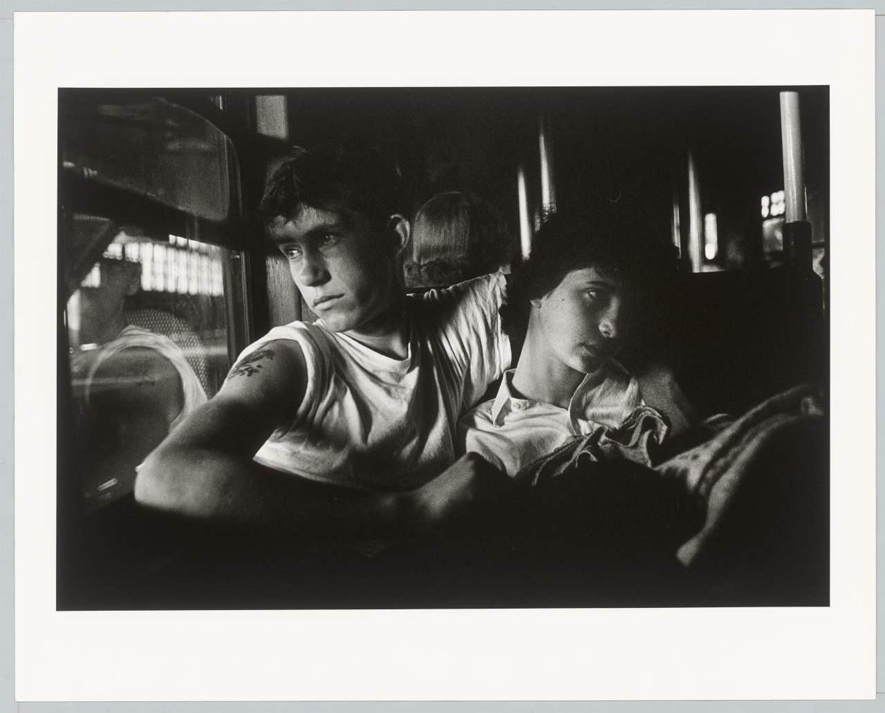 This picture shows the following artwork: Bruce Davidson. New York City. From the series: ”Brooklyn Gang”. 1959.