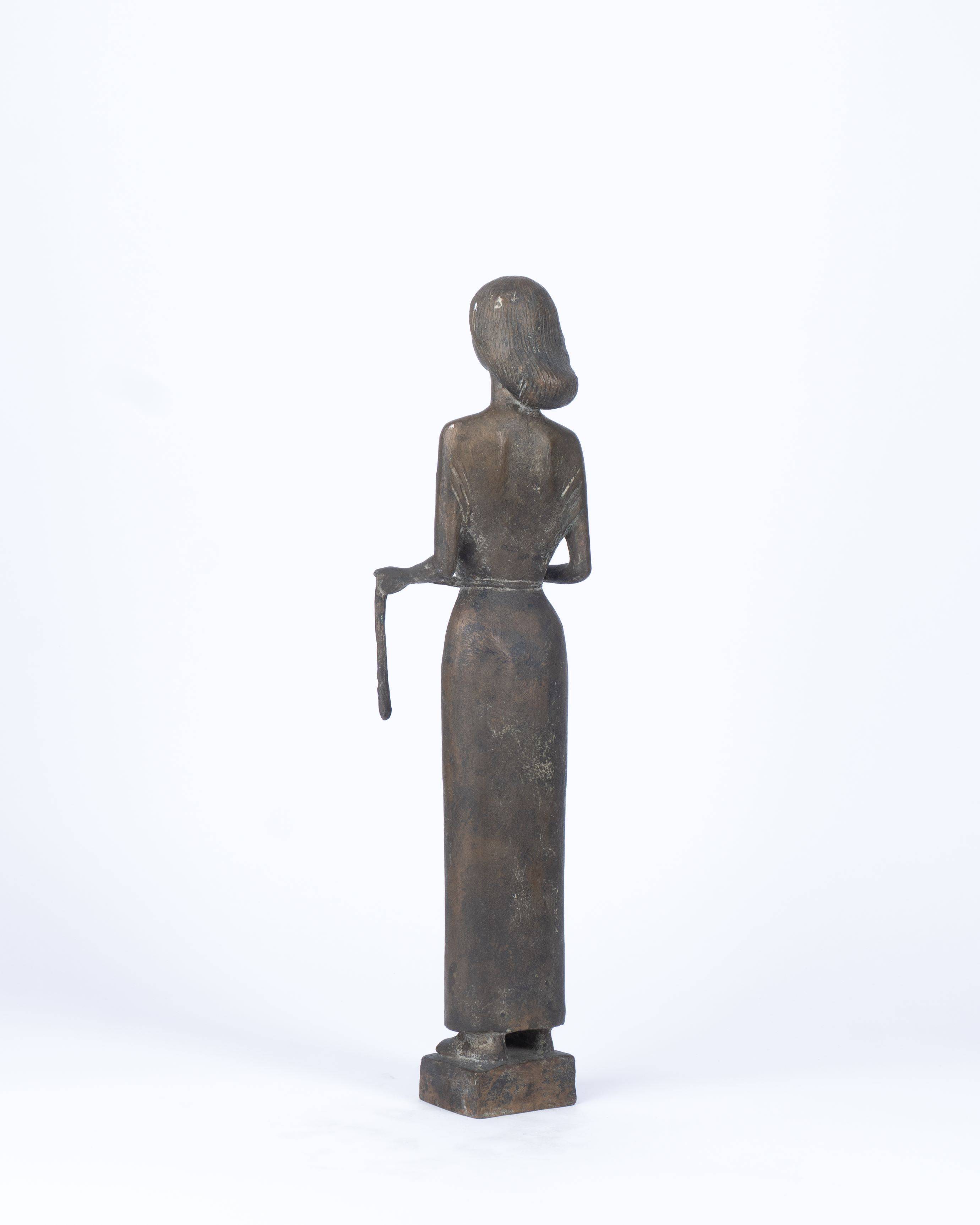 Auf diesem Bild ist das folgende Kunstwerk zu sehen: Gerhard Marcks. „Gürtelbinderin“. 1958.