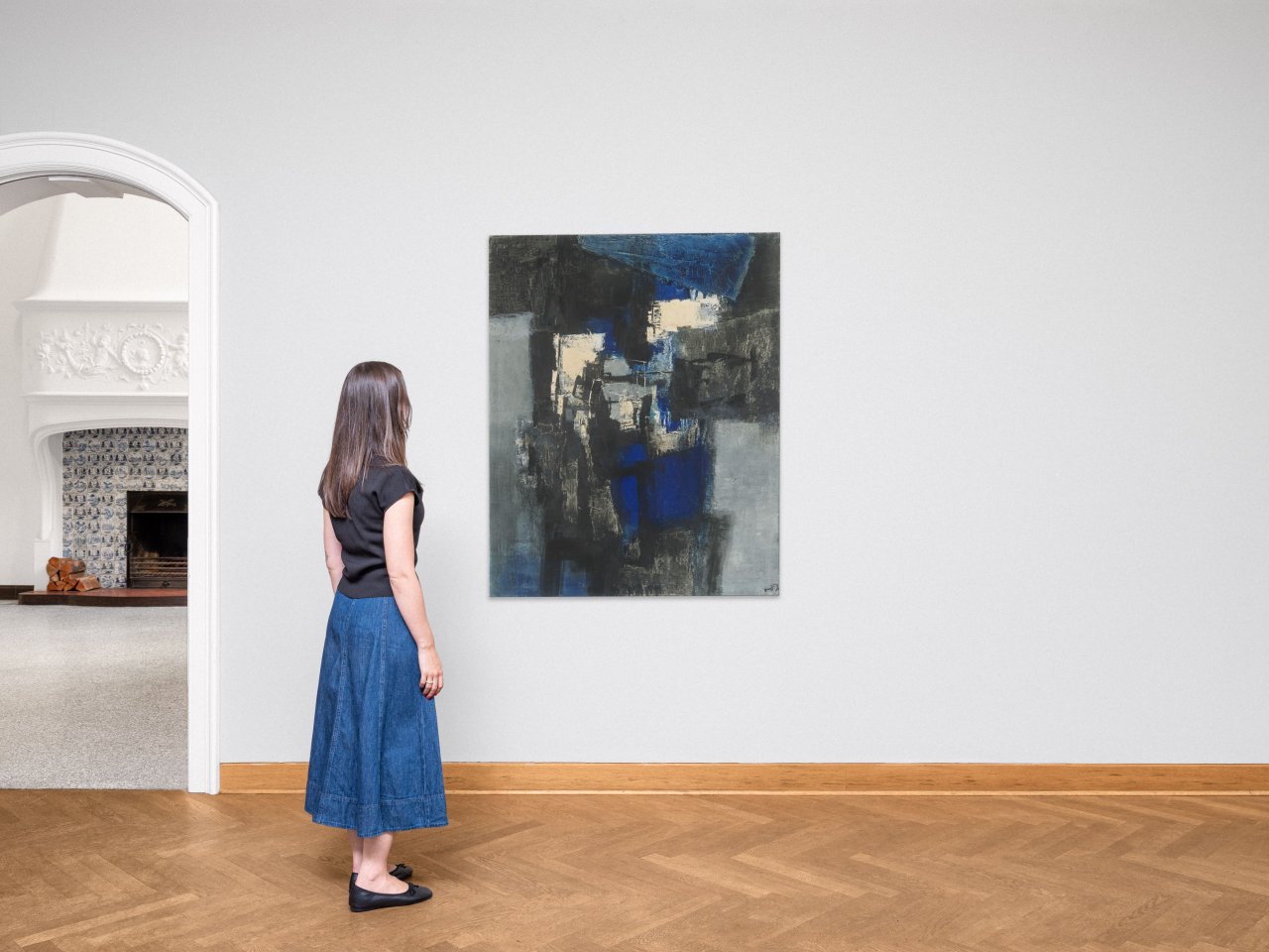 Auf diesem Bild ist das folgende Kunstwerk zu sehen: Karl Friedrich Brust. „Aufsteigend 59“. 1959.