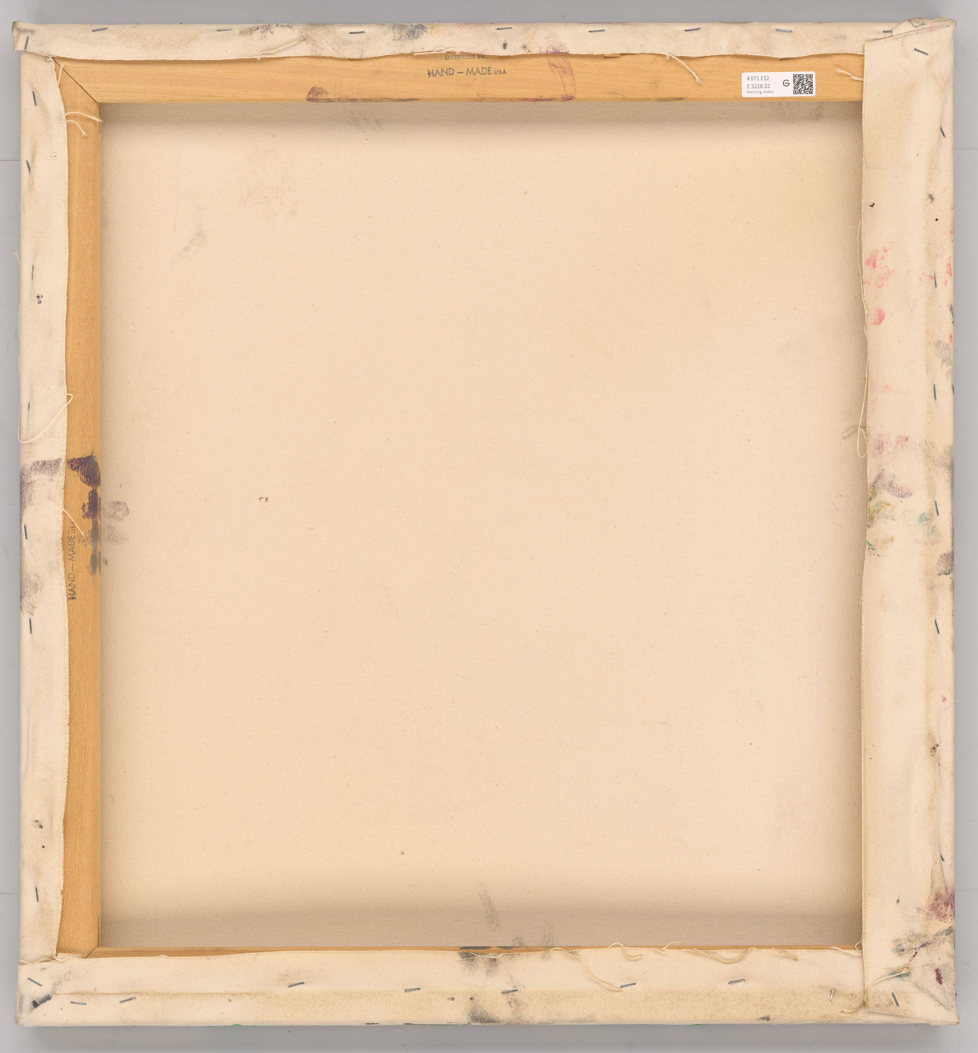 Auf diesem Bild ist das folgende Kunstwerk zu sehen: Anton Henning. „Modernes Stilleben mit modernen Früchten“. 1994.