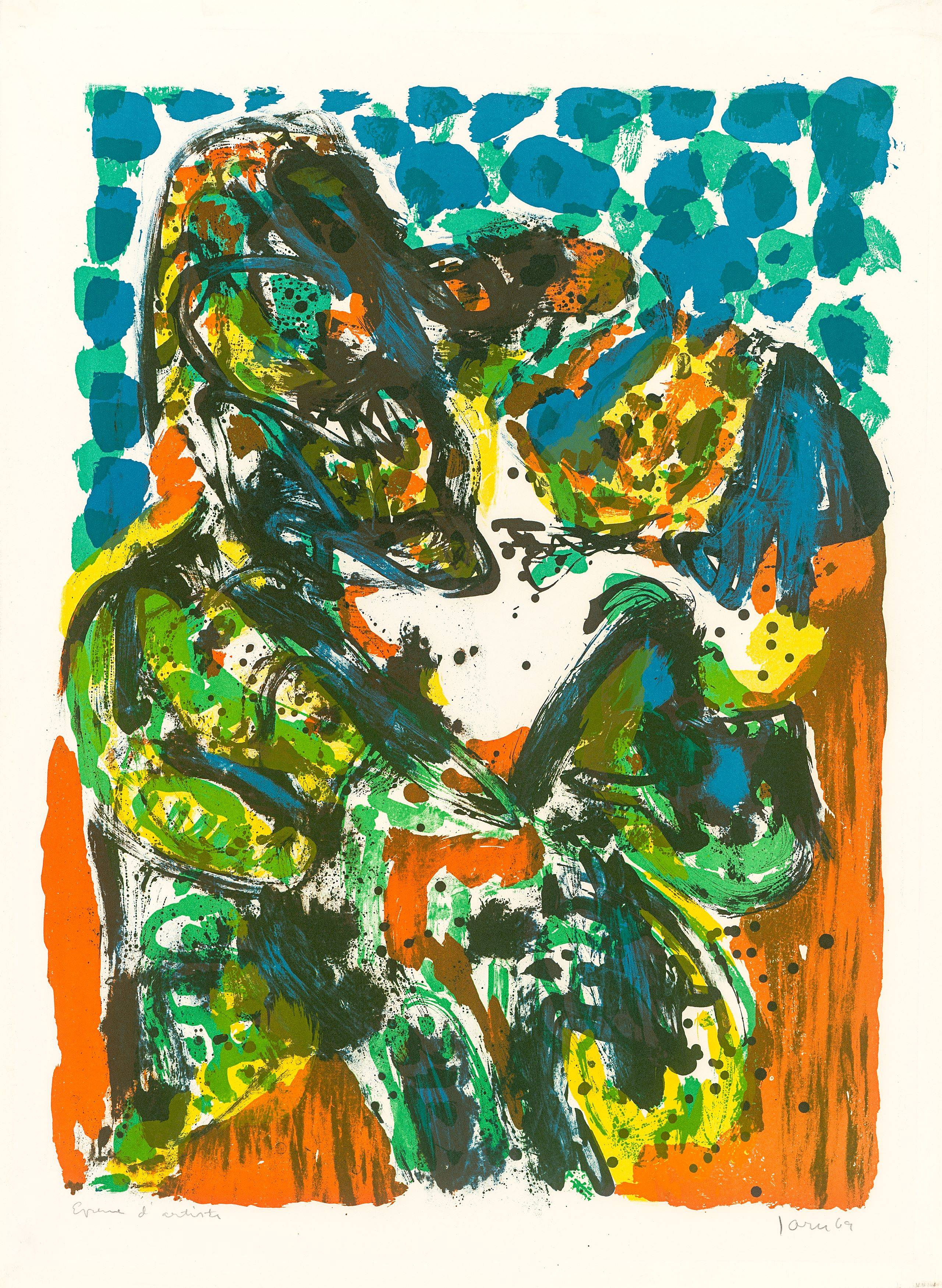 This picture shows the following artwork: Asger Jorn. ”Confusion diplomatique”. 1969.