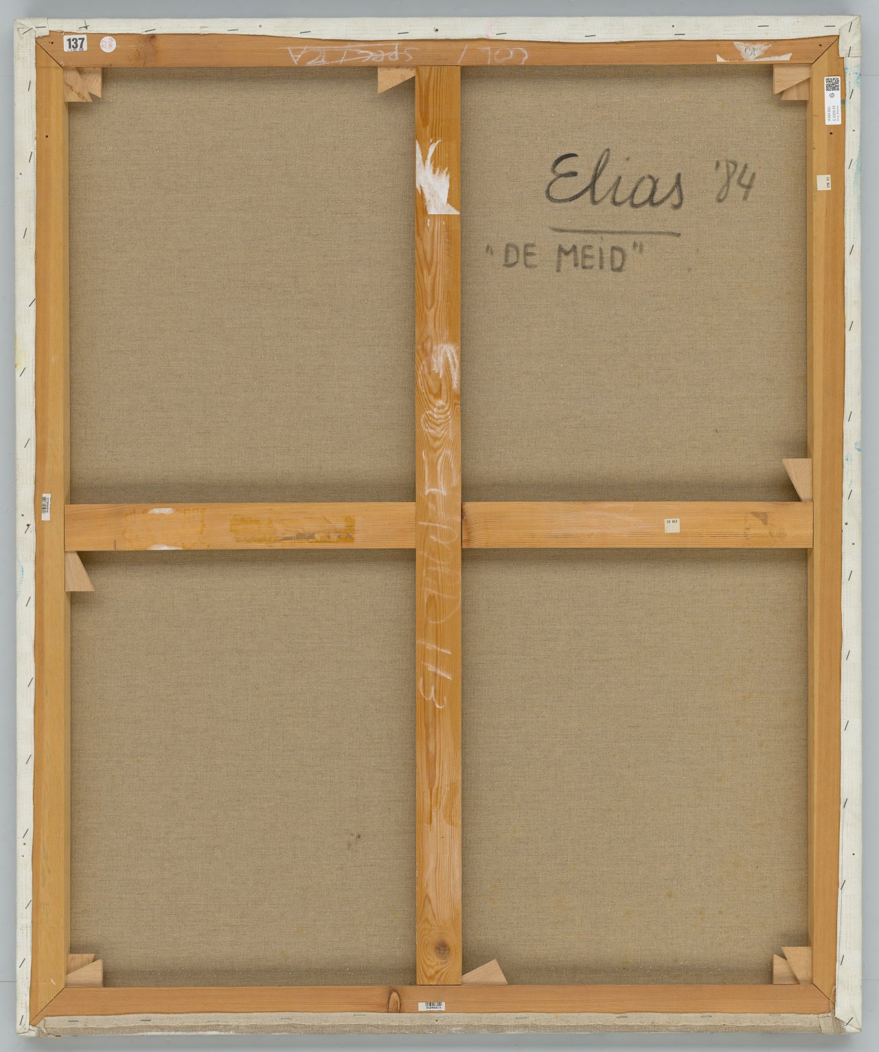 Auf diesem Bild ist das folgende Kunstwerk zu sehen: Etienne Elias. „DE MEID“. 1984.