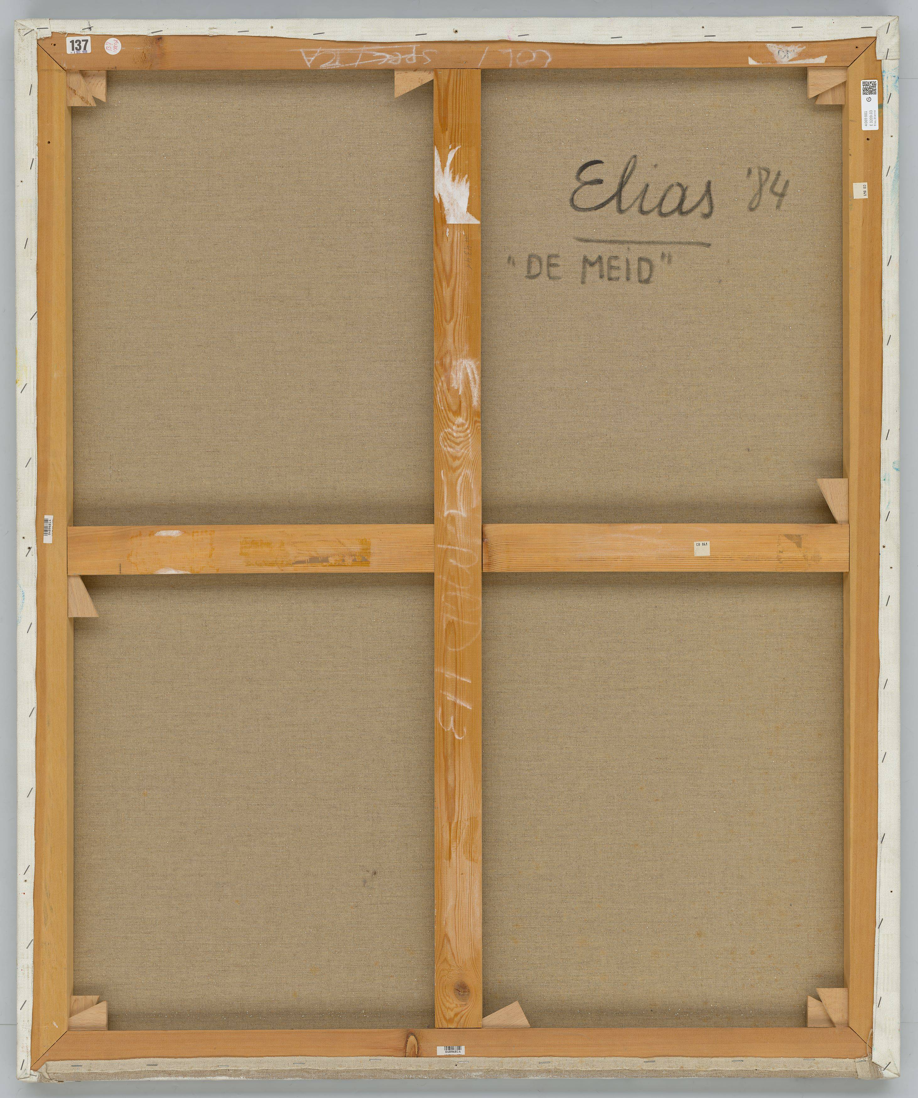 Auf diesem Bild ist das folgende Kunstwerk zu sehen: Etienne Elias. „DE MEID“. 1984.