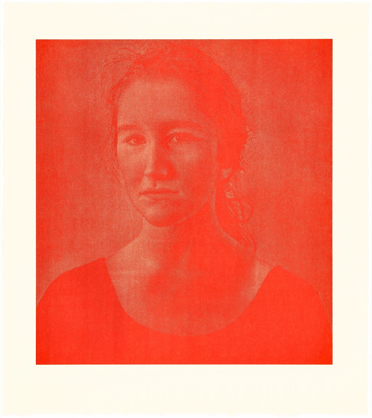 Auf diesem Bild ist das folgende Kunstwerk zu sehen: Franz Gertsch. „Silvia“. 2001/02.