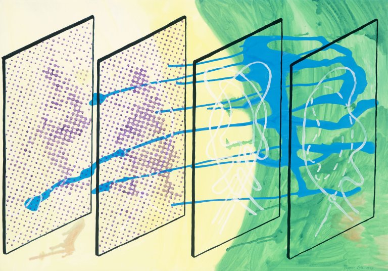 This picture shows the following artwork: Sigmar Polke. ”Ohne Titel [Mönchengladbach 1992]”. 1994.