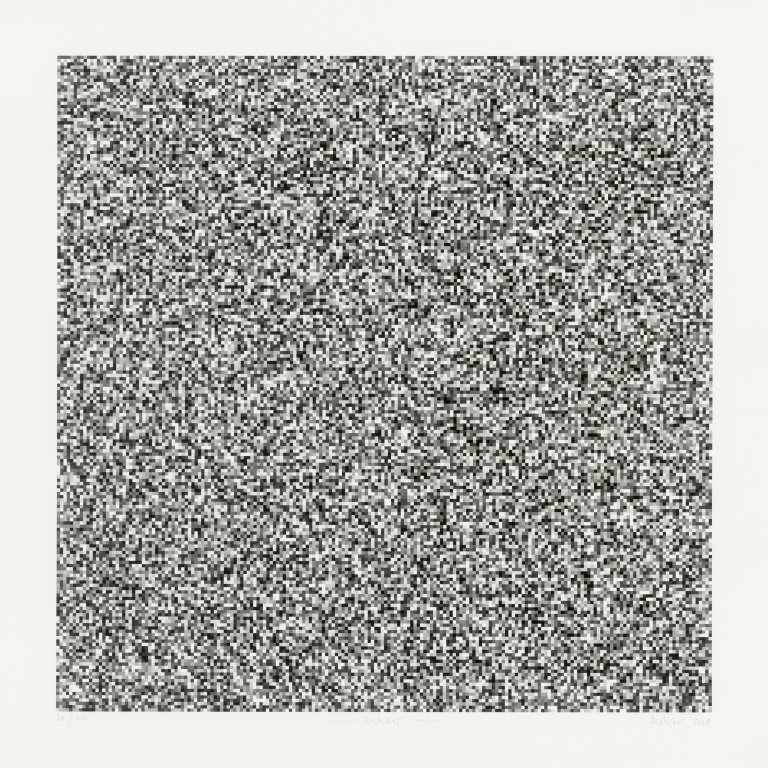 Auf diesem Bild ist das folgende Kunstwerk zu sehen: Gerhard Richter. „40.000“. 2008.