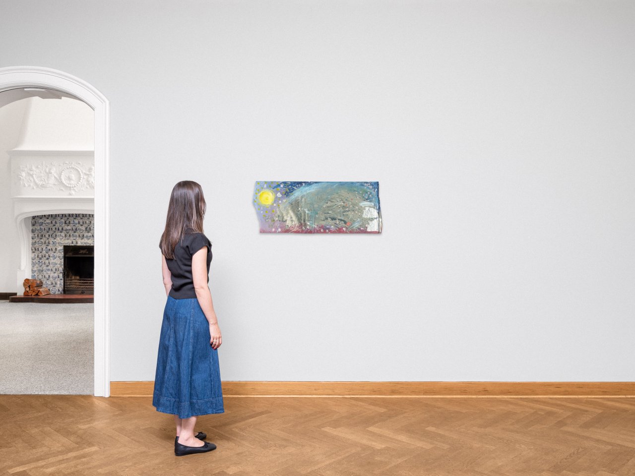 This picture shows the following artwork: Michael Buthe. Untitled. 1983.