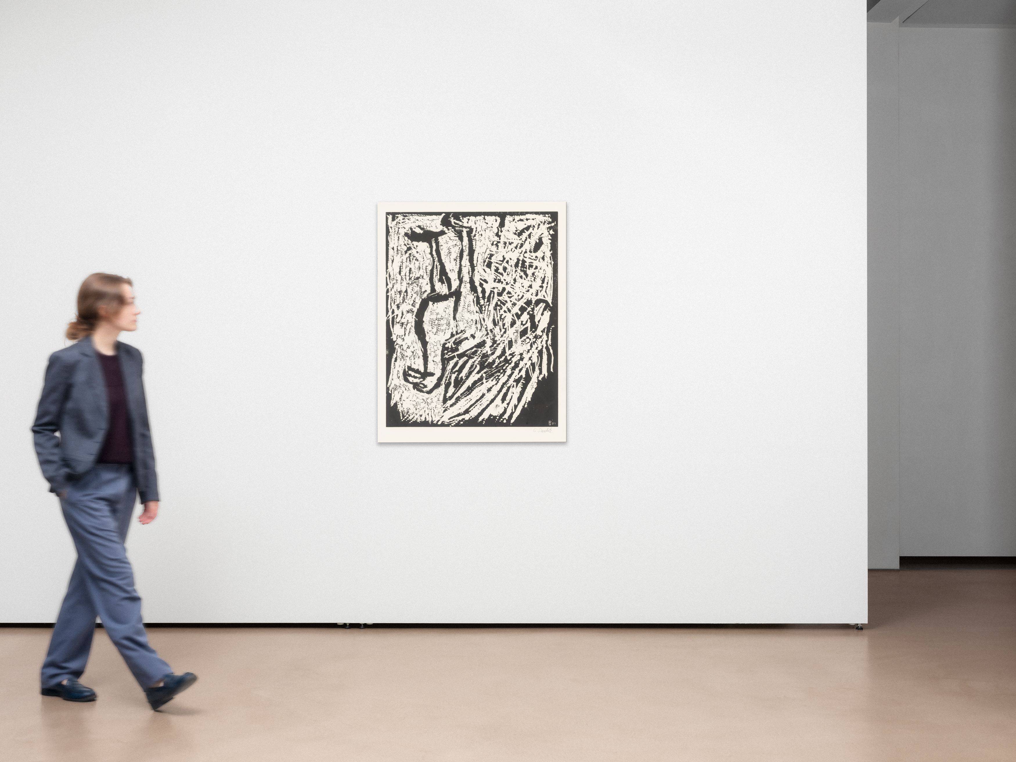 This picture shows the following artwork: Georg Baselitz. ”Adler”. 1981.