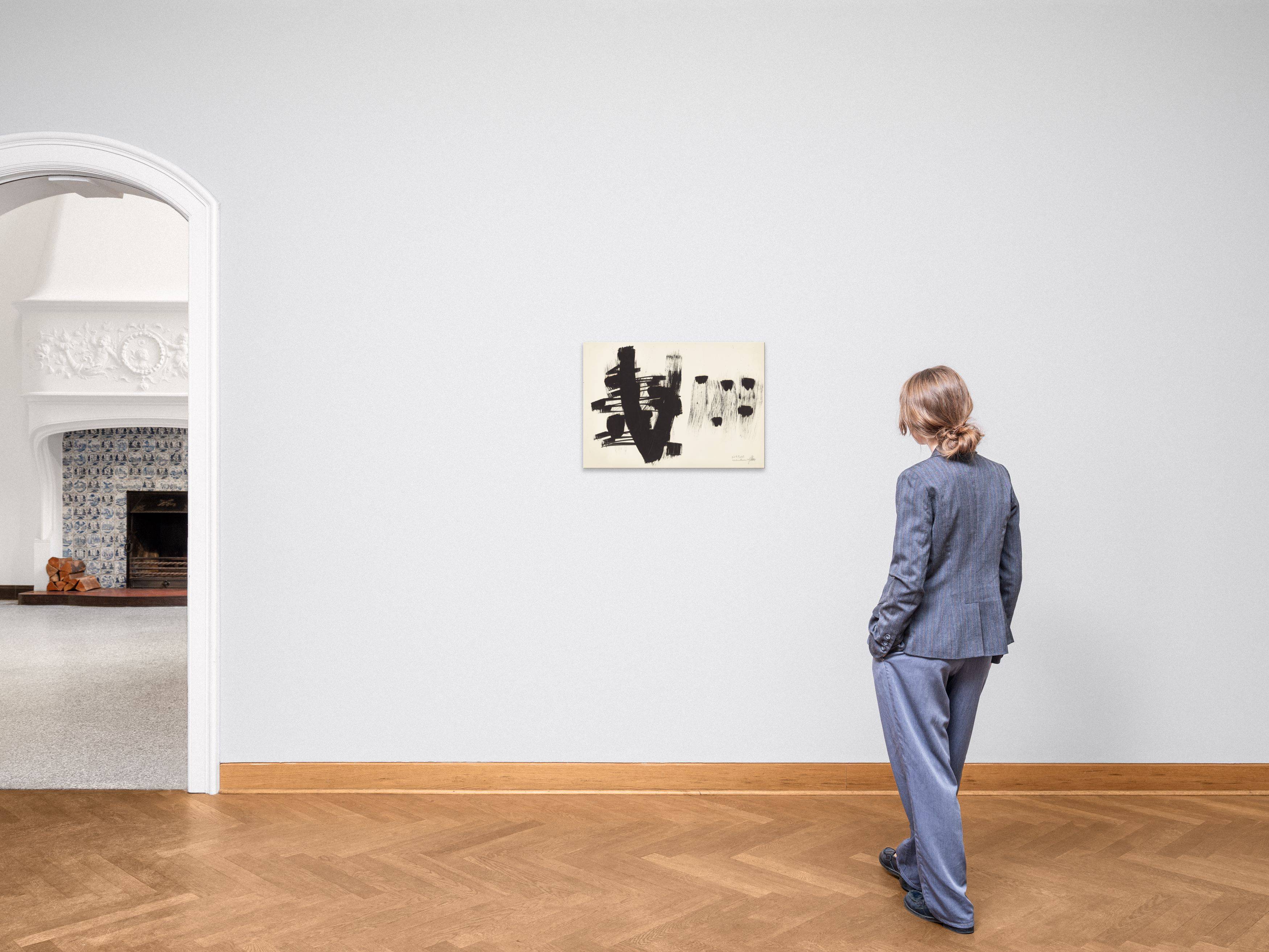 This picture shows the following artwork: Fritz Winter. Untitled. 1954.