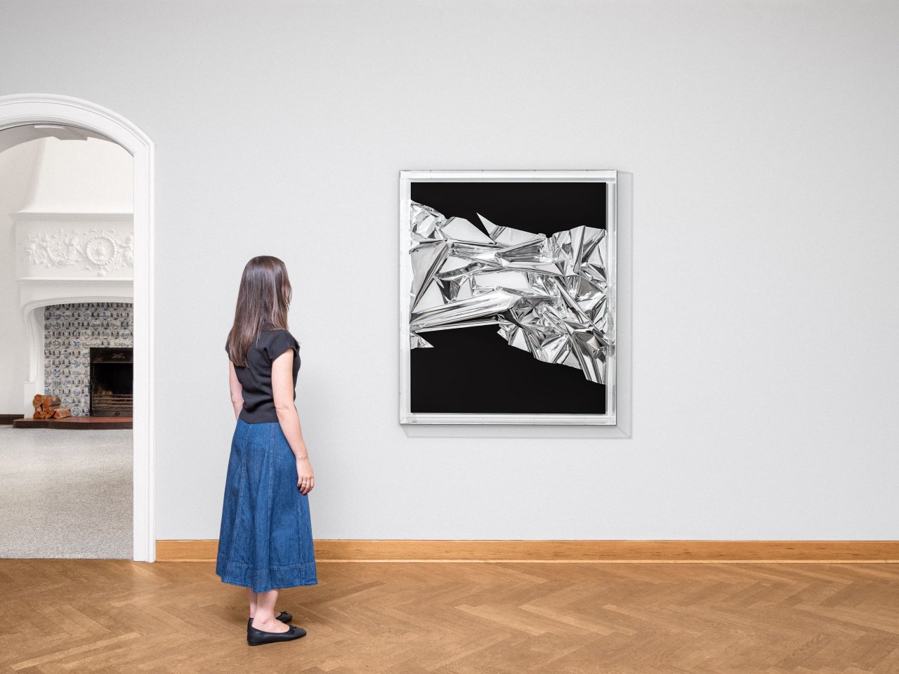 This picture shows the following artwork: Anselm Reyle. Untitled. 2008.