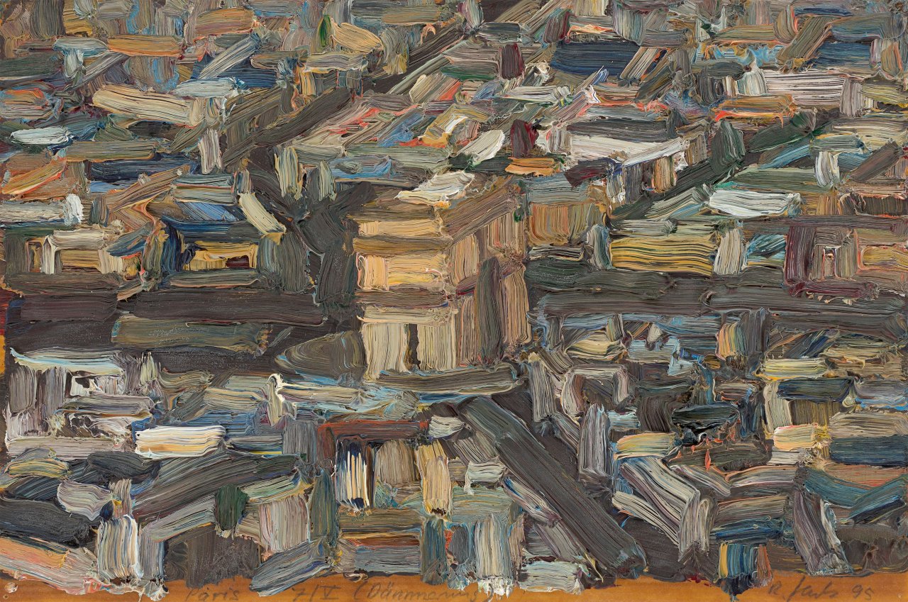 This picture shows the following artwork: Ralph Fleck. ”Paris 7/V (Dämmerung)”. 1995.