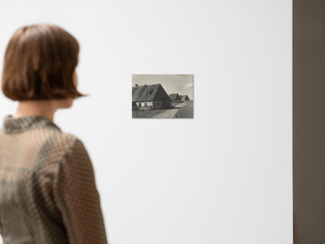 This picture shows the following artwork: Albert Renger-Patzsch. ”Erzgebirg.[e] Häuser b/ Zinnwald”. Circa 1936.