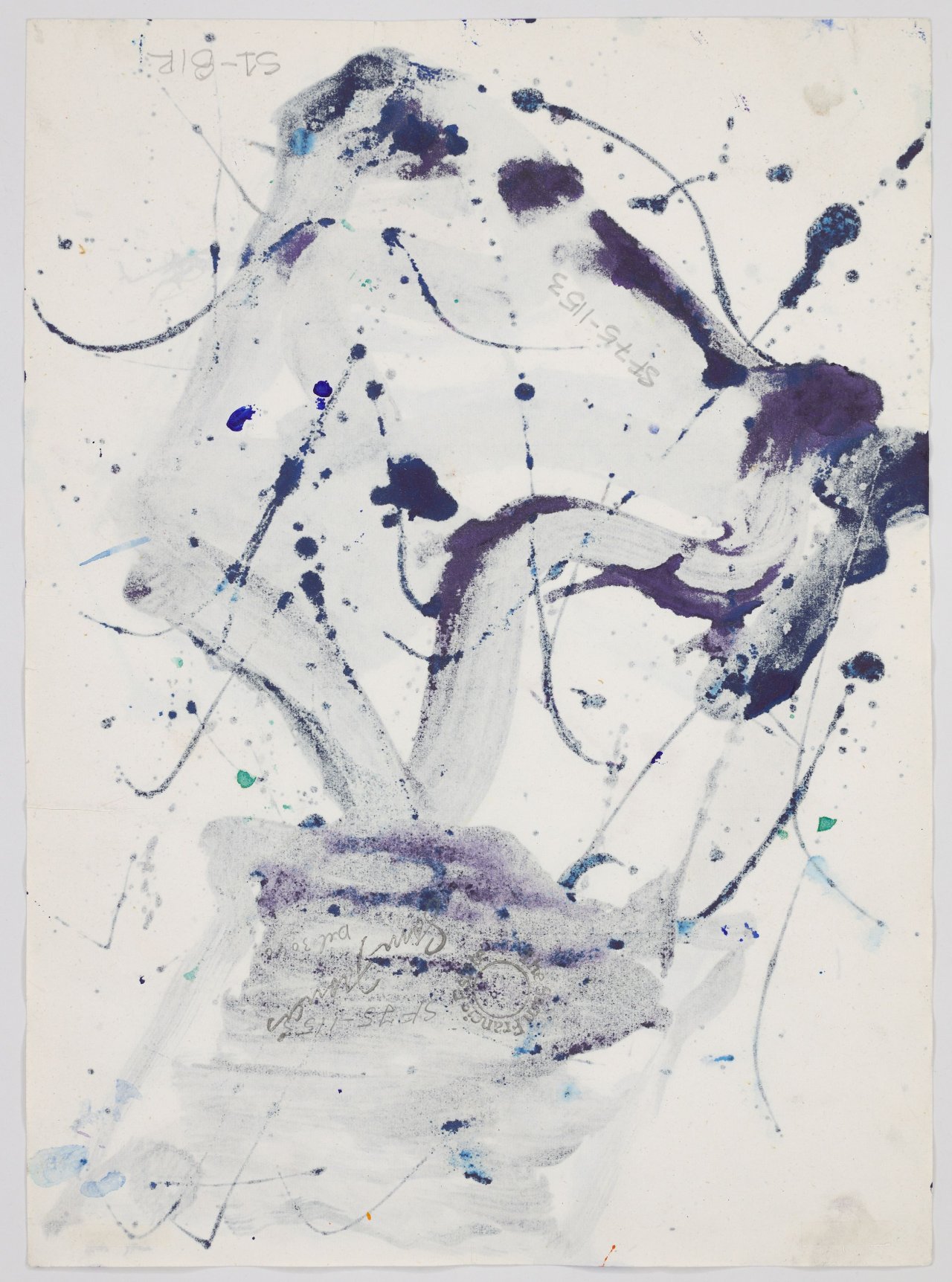 This picture shows the following artwork: Sam Francis. ”Ohne Titel”. 1975.
