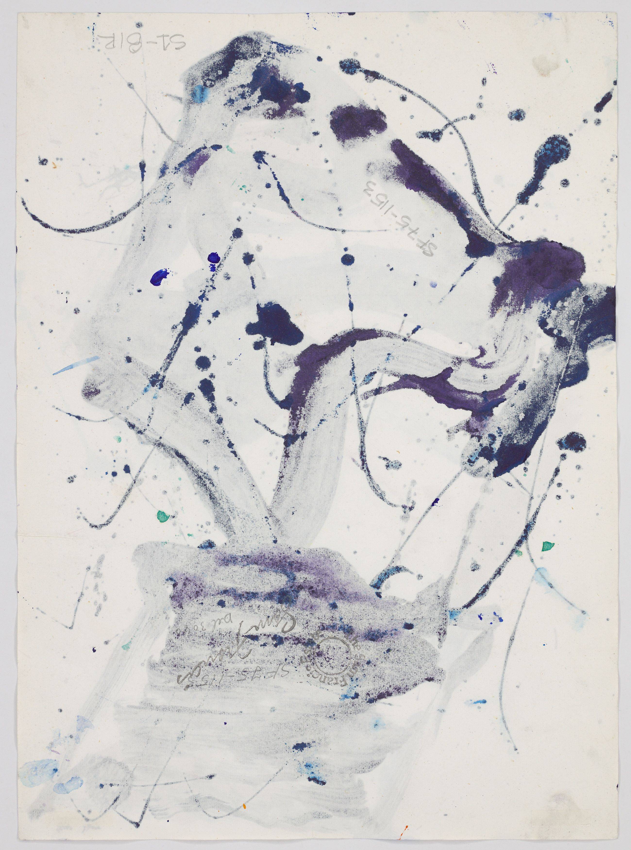 This picture shows the following artwork: Sam Francis. ”Ohne Titel”. 1975.