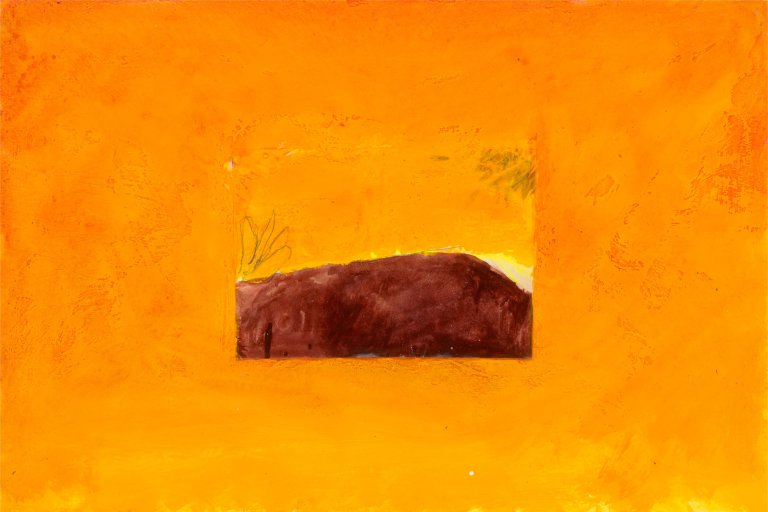 Auf diesem Bild ist das folgende Kunstwerk zu sehen: Nicola de Maria. „Oggi sono capace di leggere il fuoco“. 1977–78.